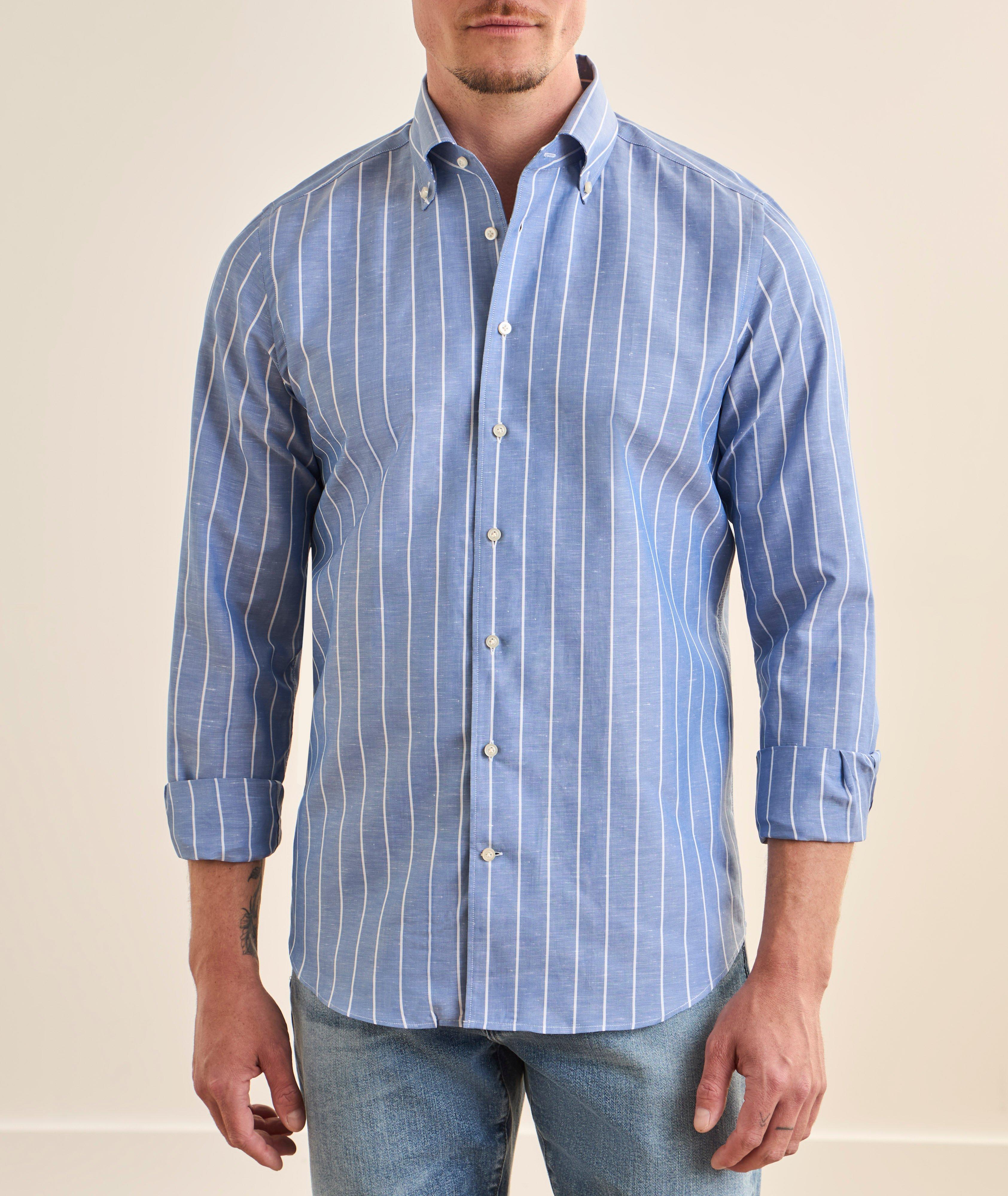 Luxe Sartorial Striped Dress Shirt image 1