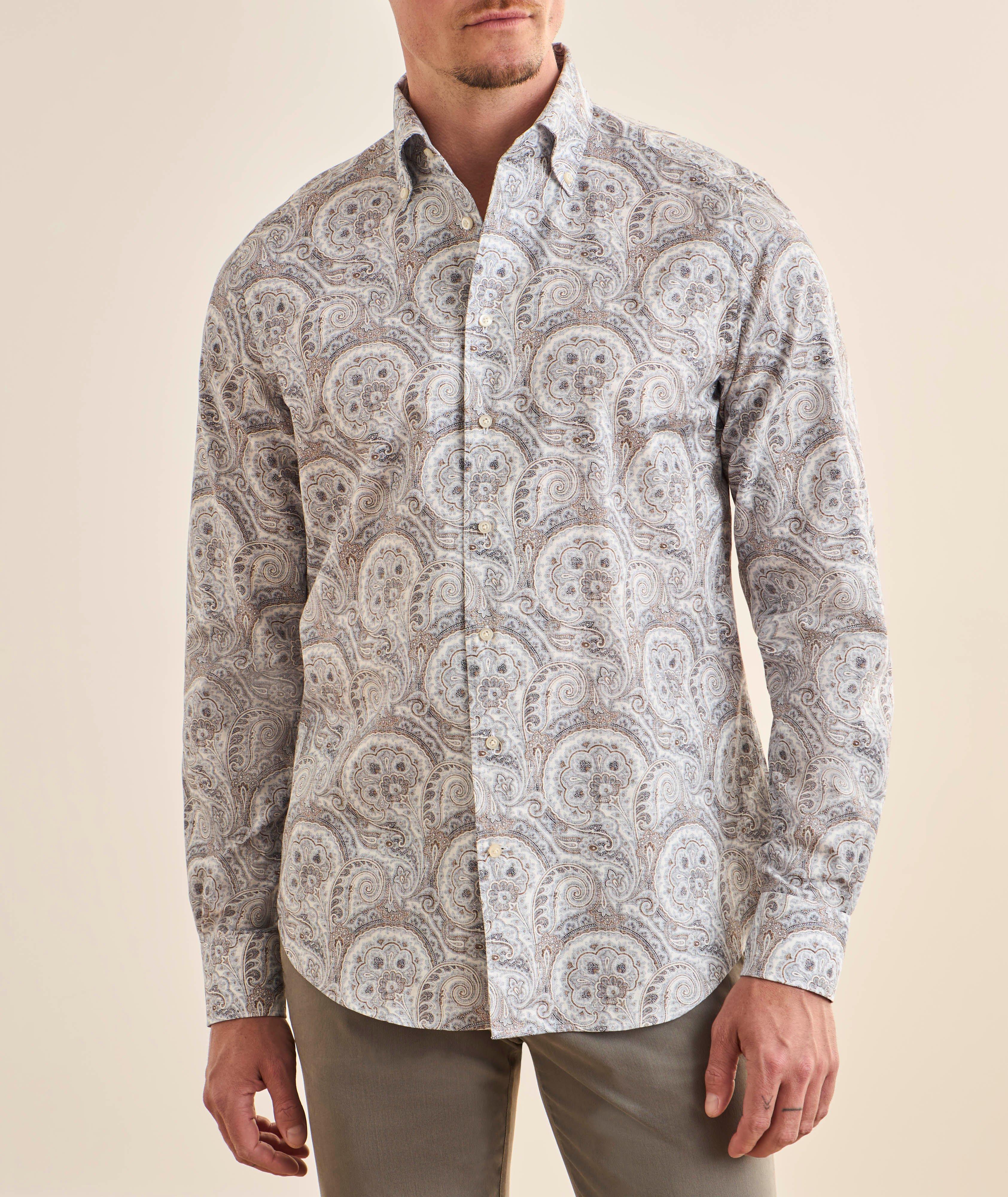 Chemise habillée coton paisley image 1
