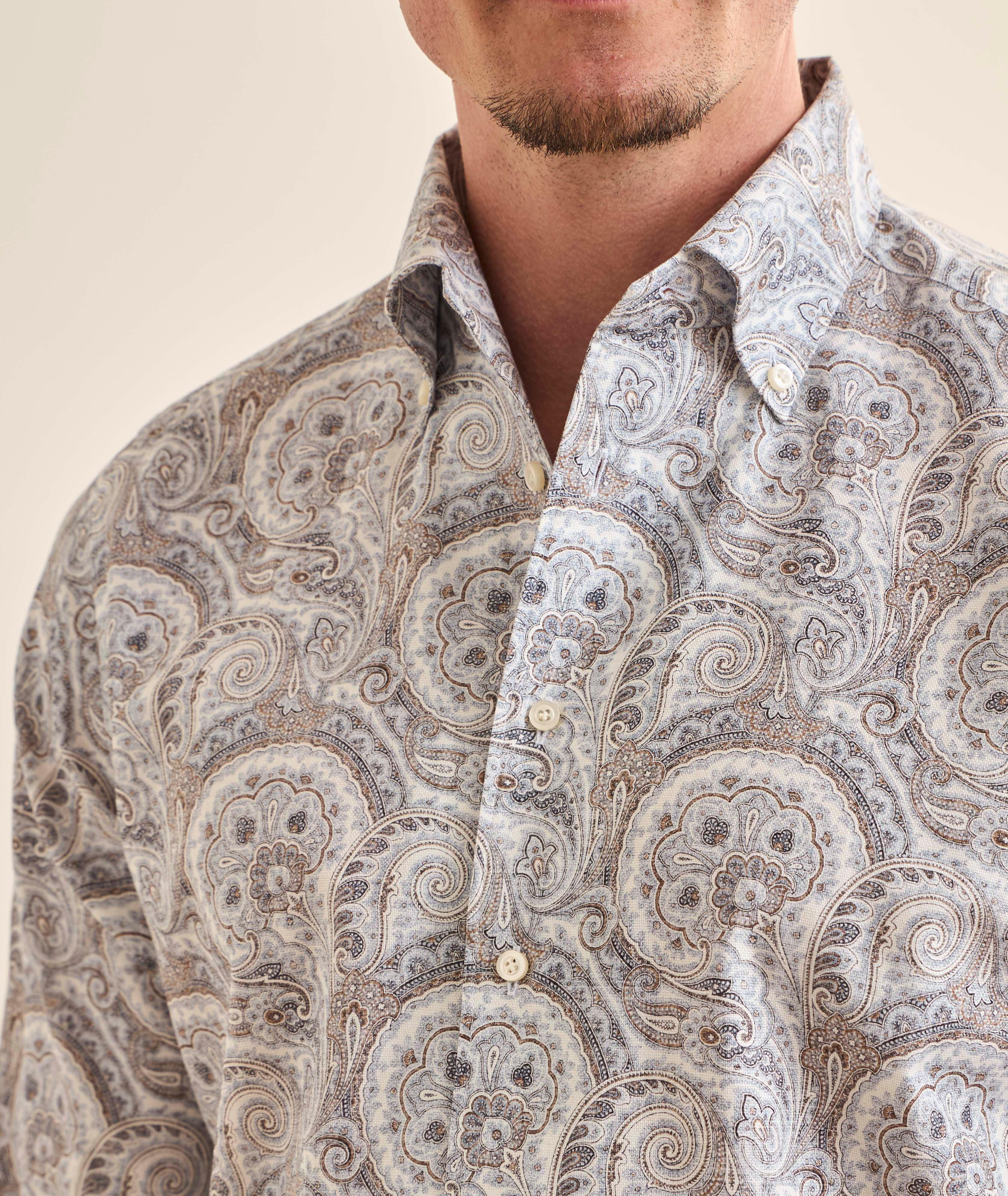 Chemise habillée coton paisley image 3