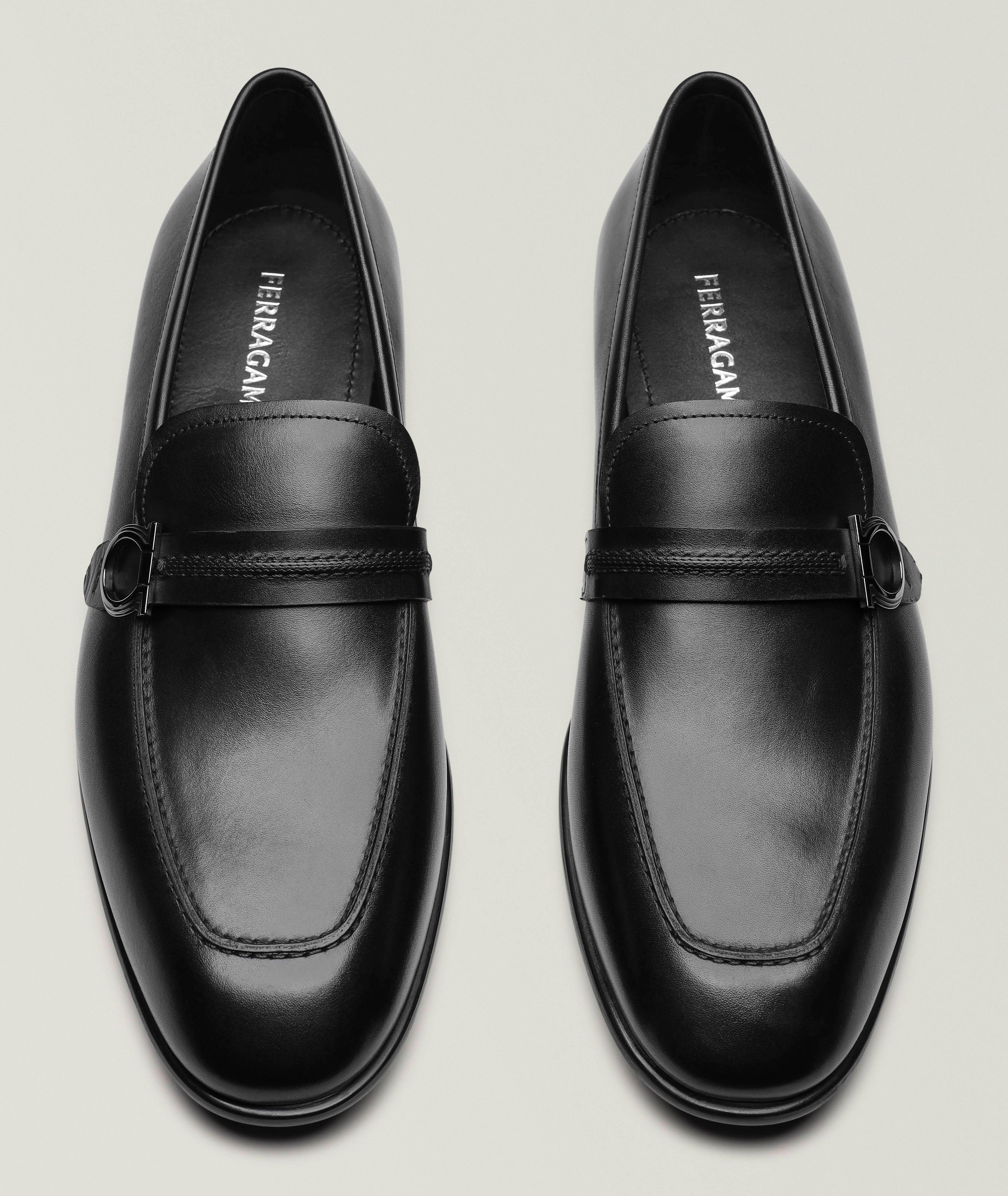 Foster Double Gancio Leather Loafers image 1