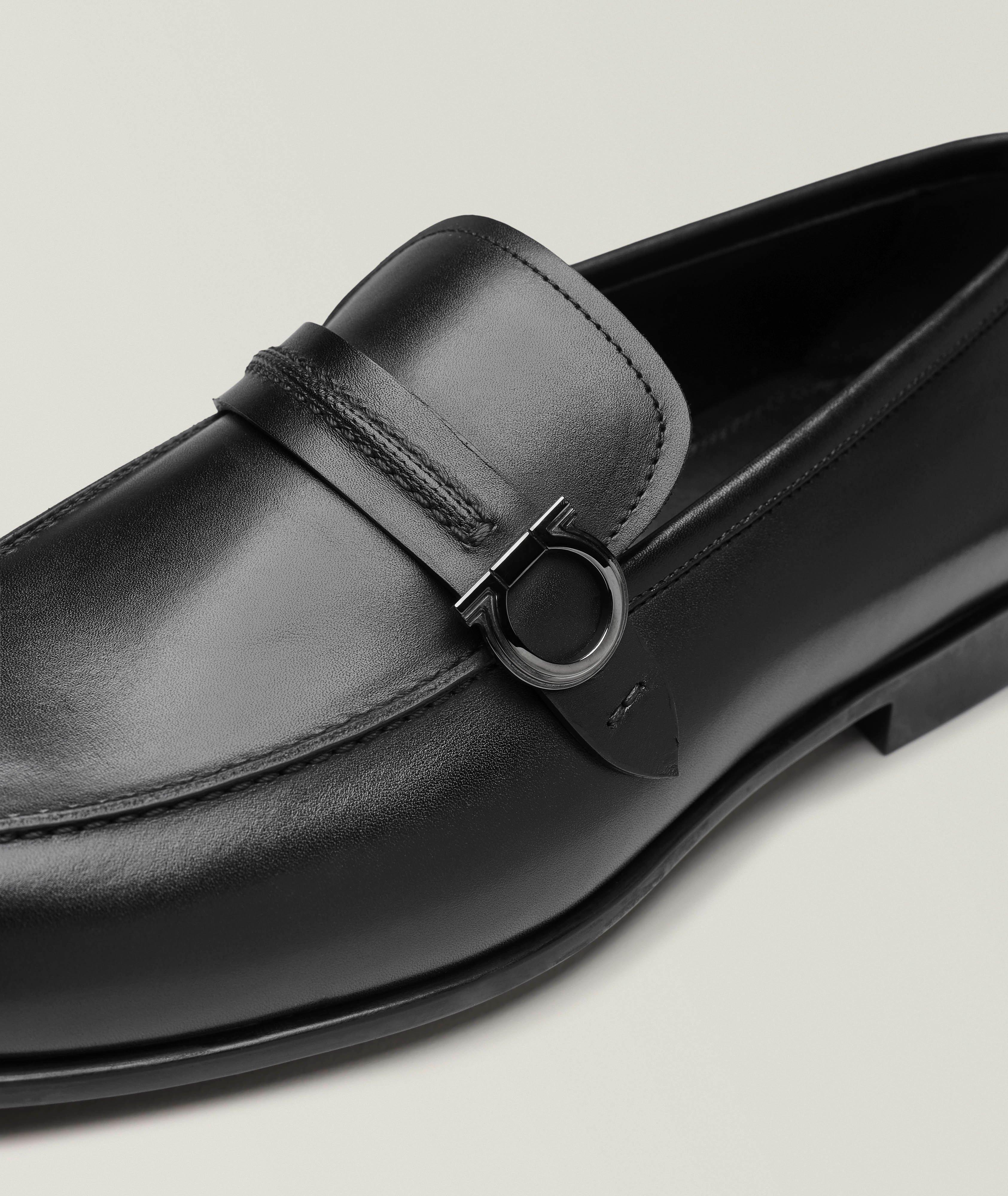 Foster Double Gancio Leather Loafers image 2