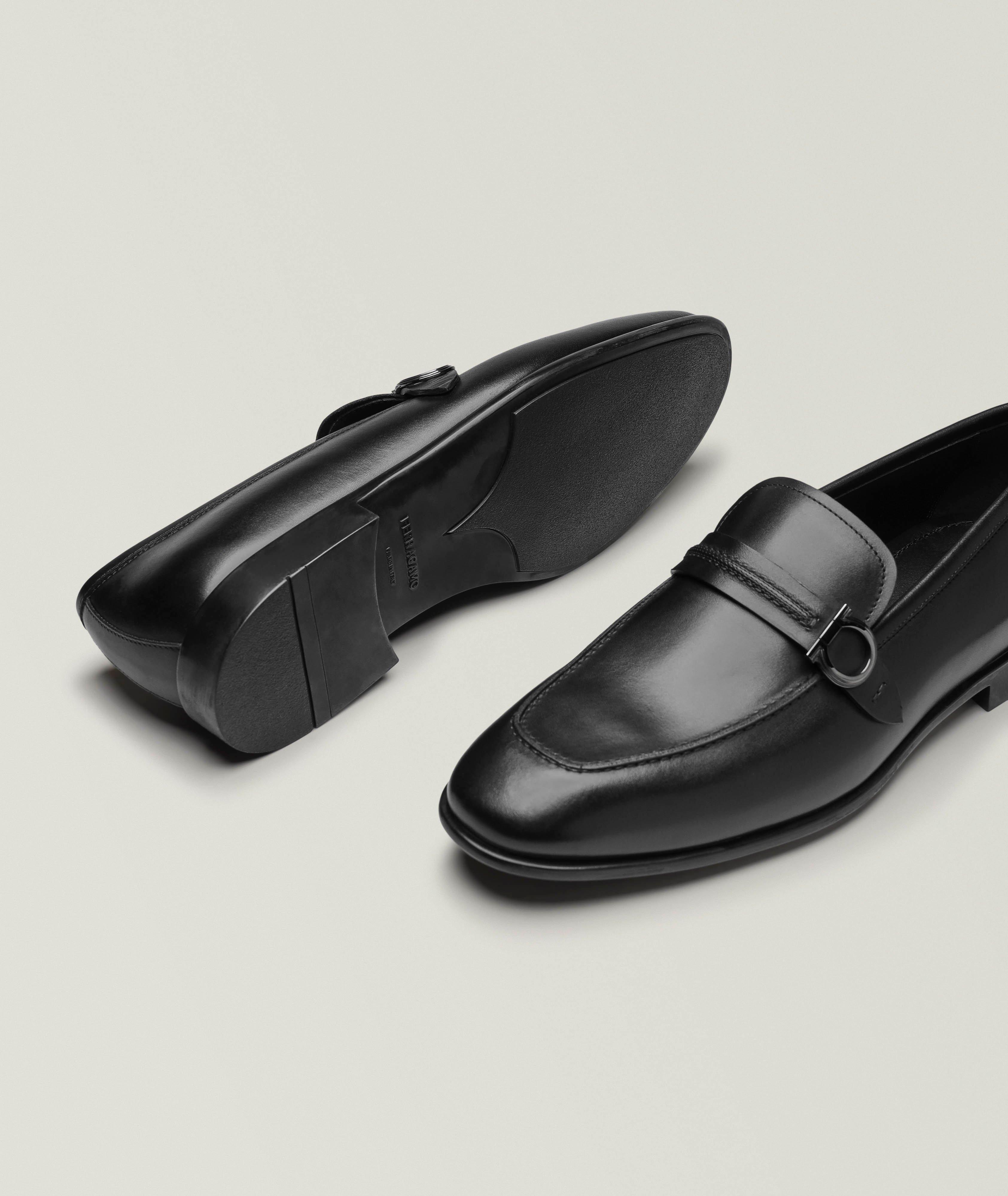 Foster Double Gancio Leather Loafers image 3