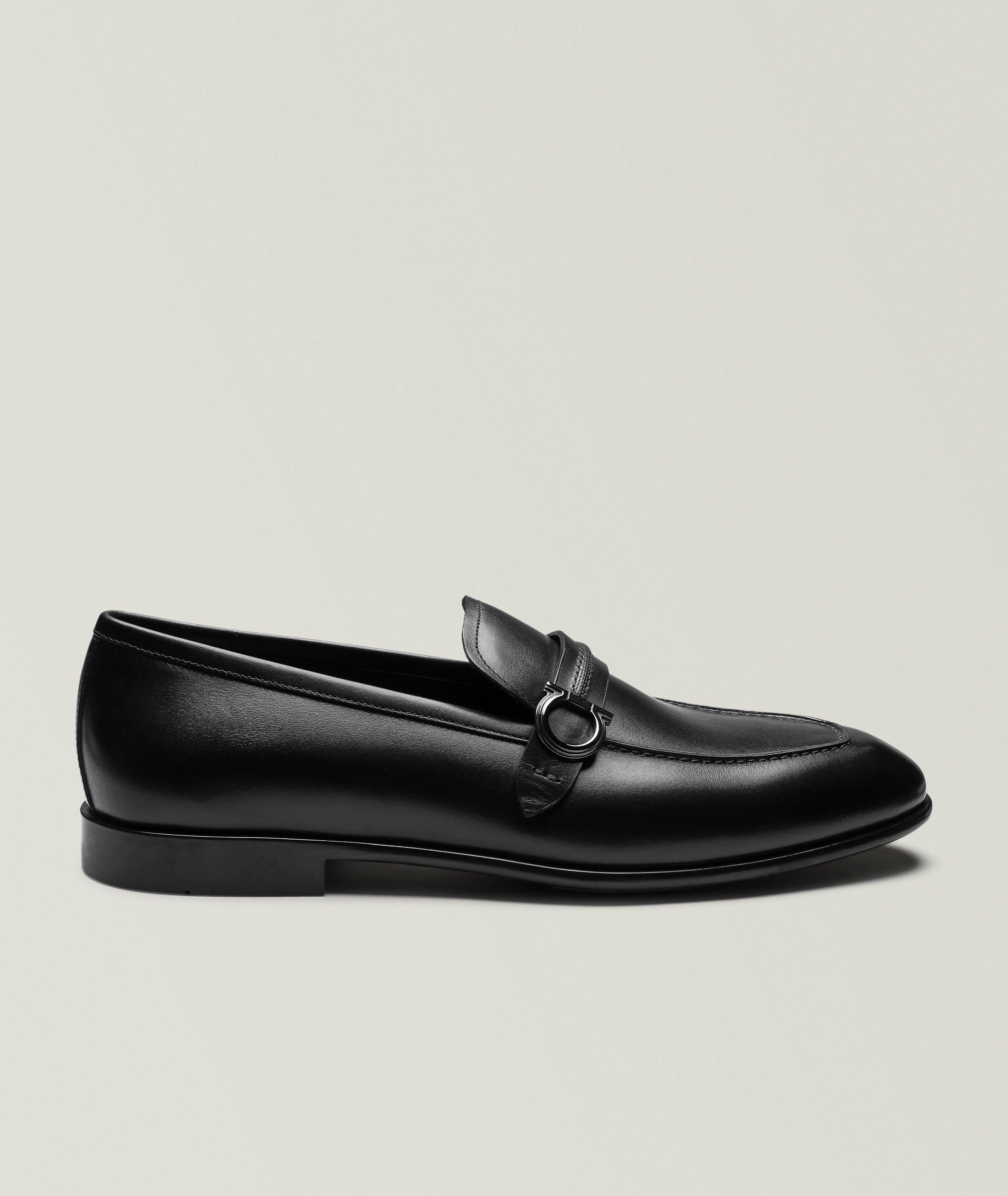 Foster Double Gancio Leather Loafers image 0
