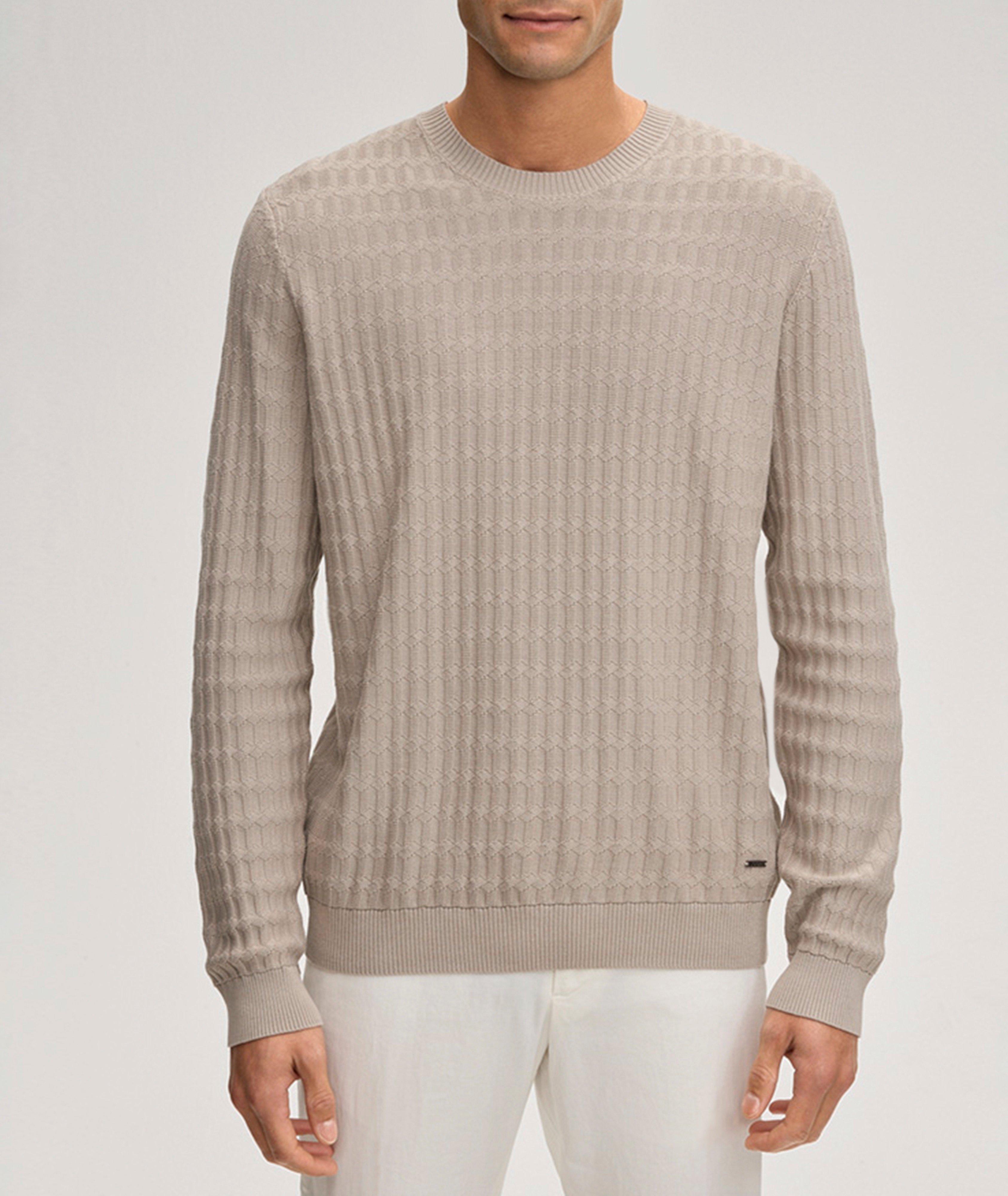 Welmo Textured Mercerized Cotton Sweater image 1