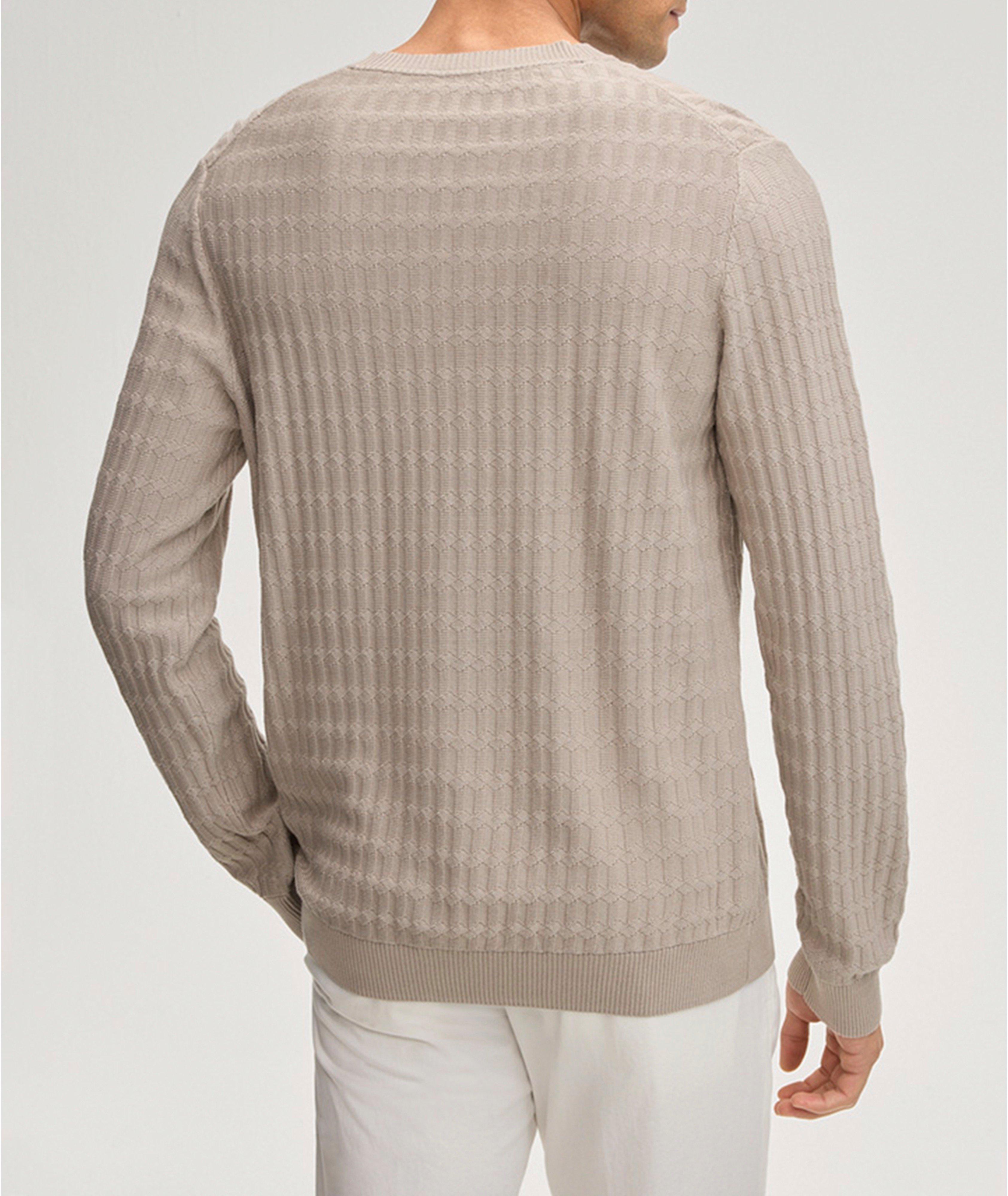 Welmo Textured Mercerized Cotton Sweater image 2
