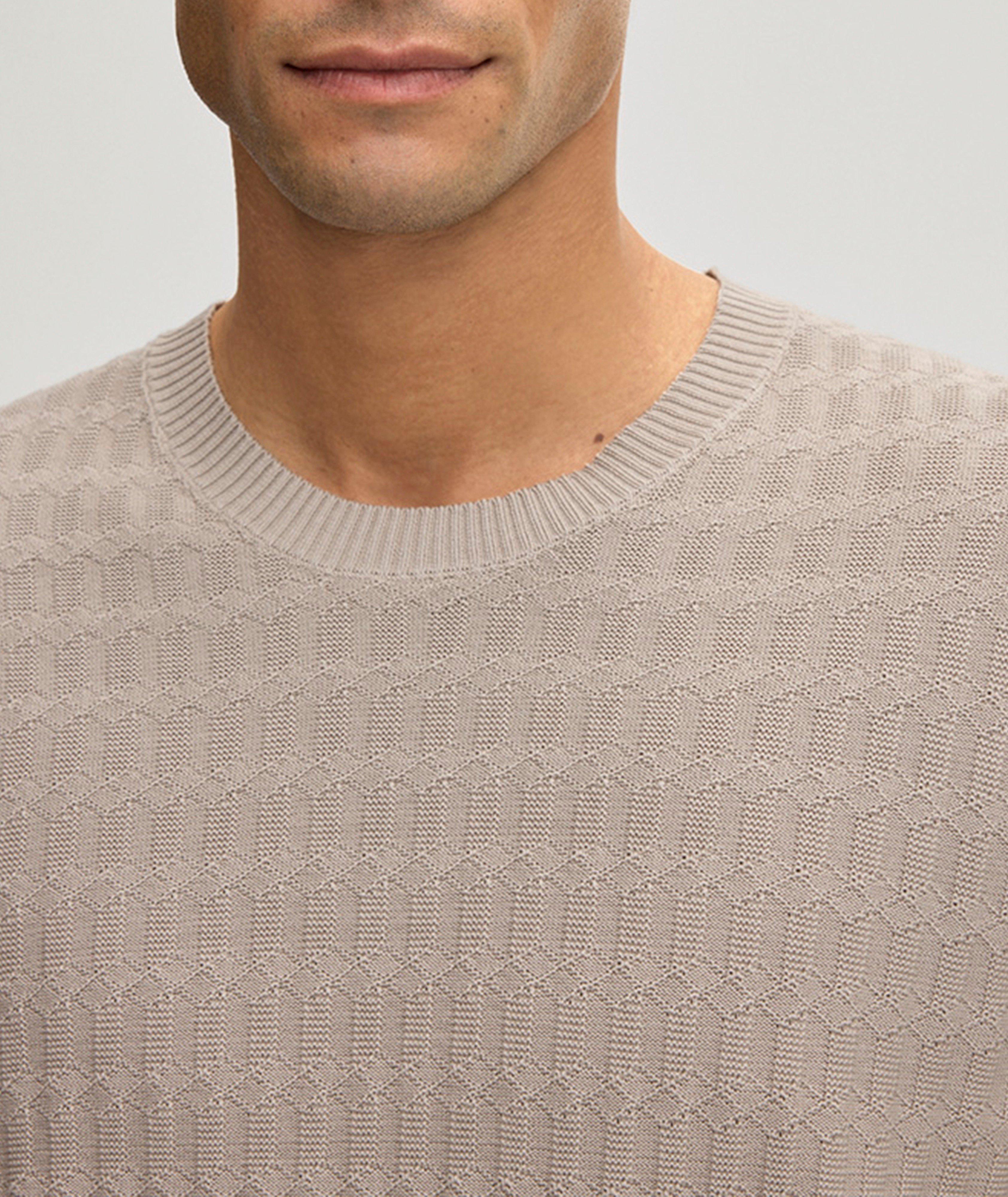 Welmo Textured Mercerized Cotton Sweater image 3