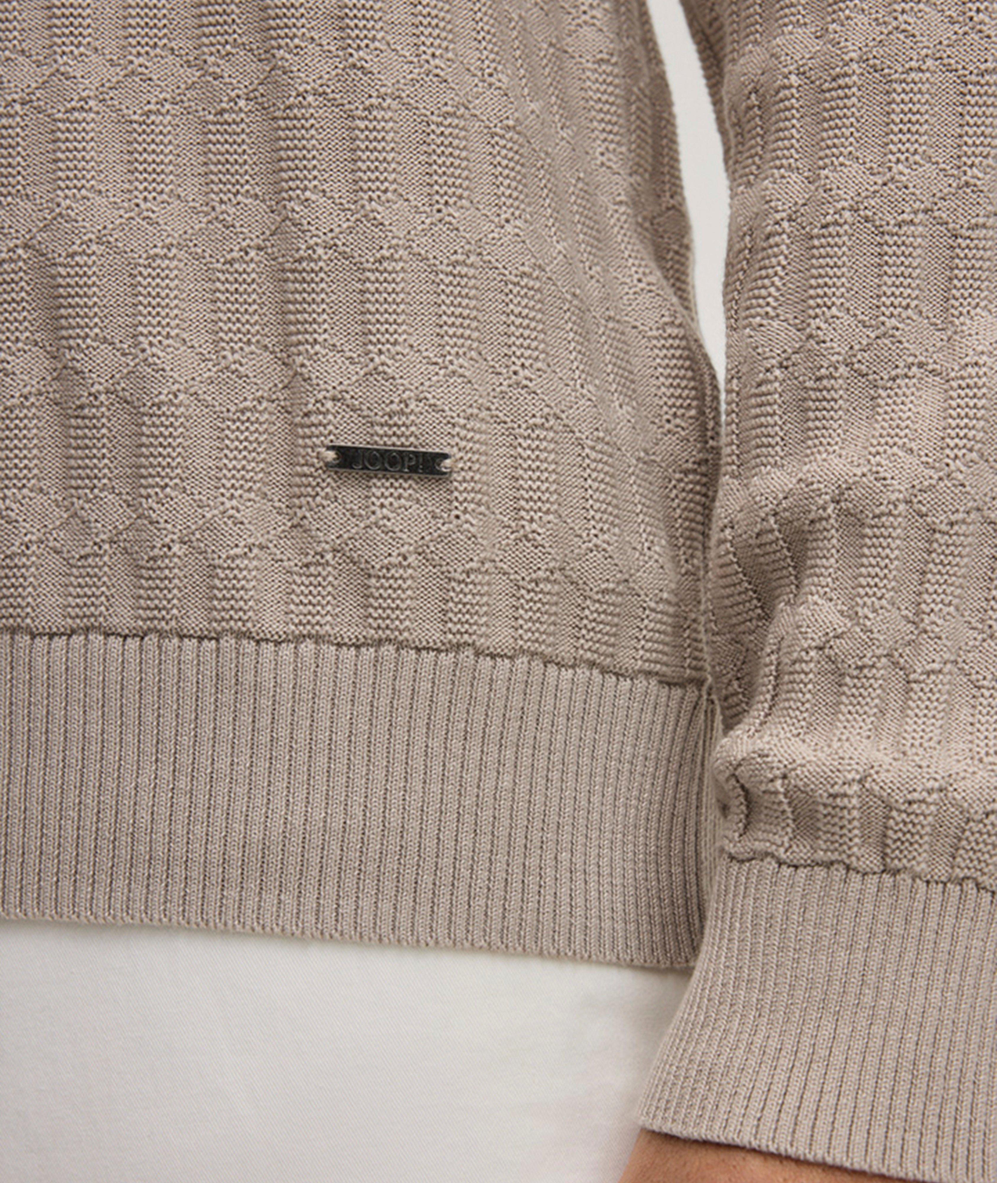 Welmo Textured Mercerized Cotton Sweater image 4