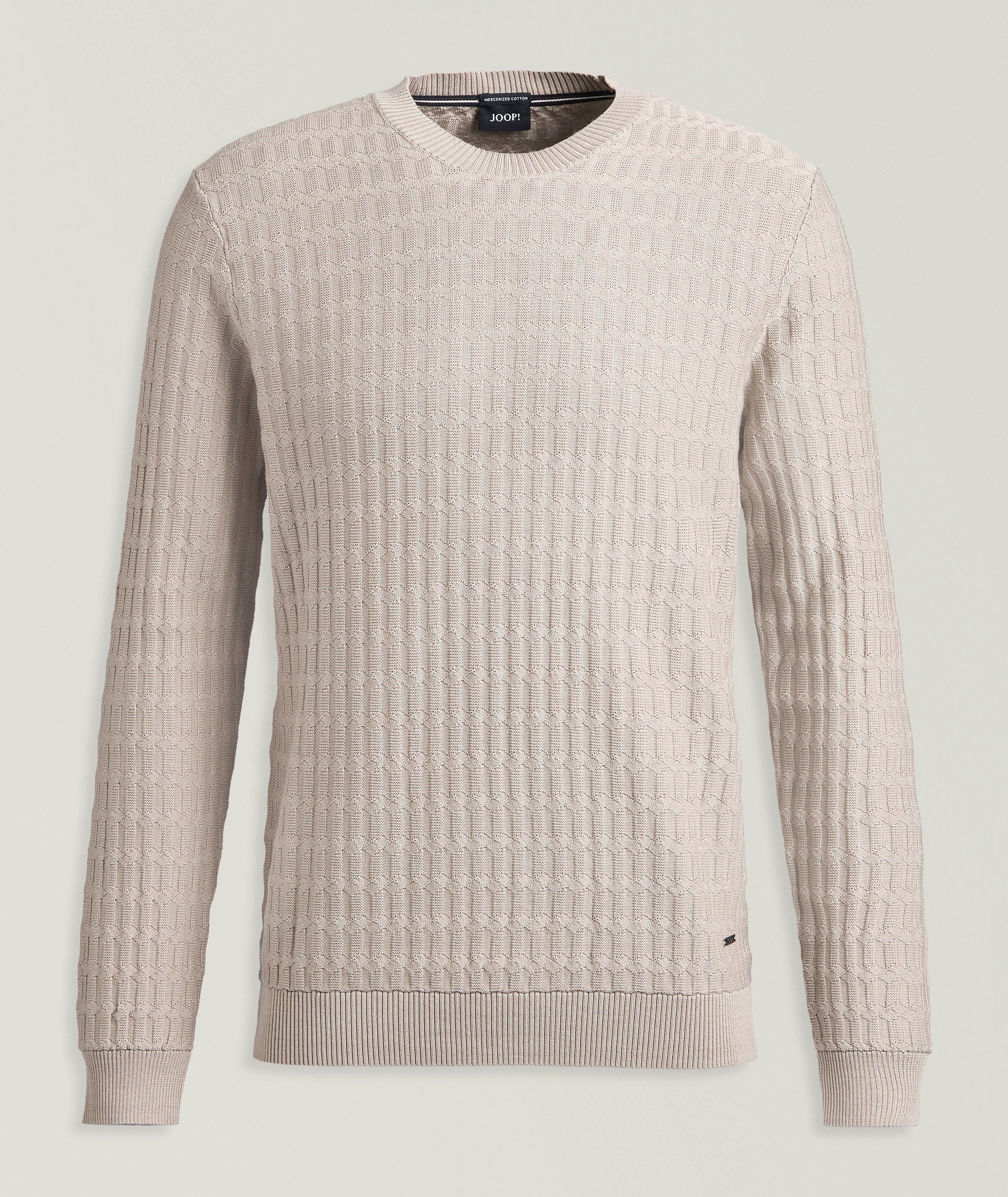 Welmo Textured Mercerized Cotton Sweater image 0