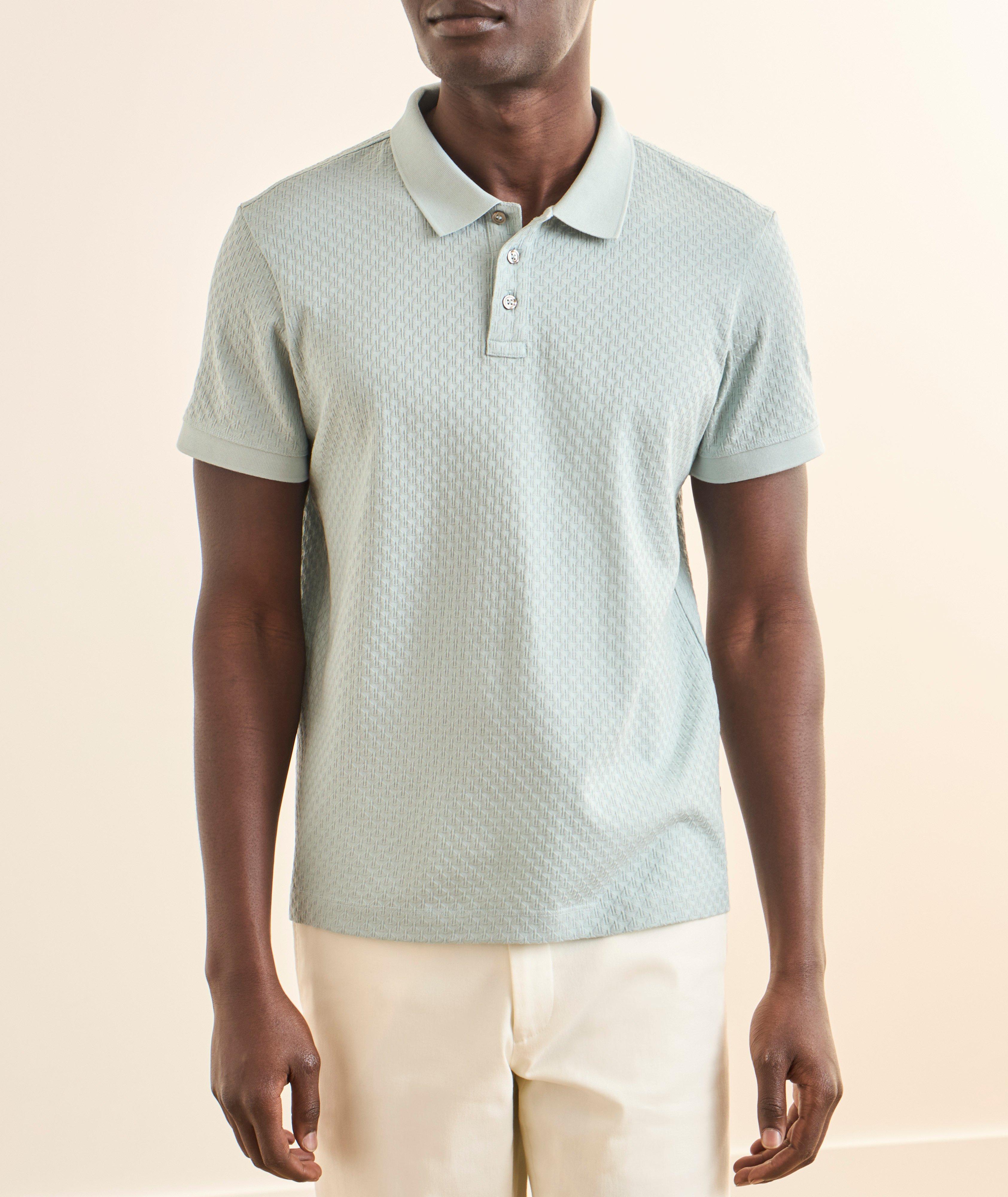 Roni Mercerized Cotton Knit Polo image 1