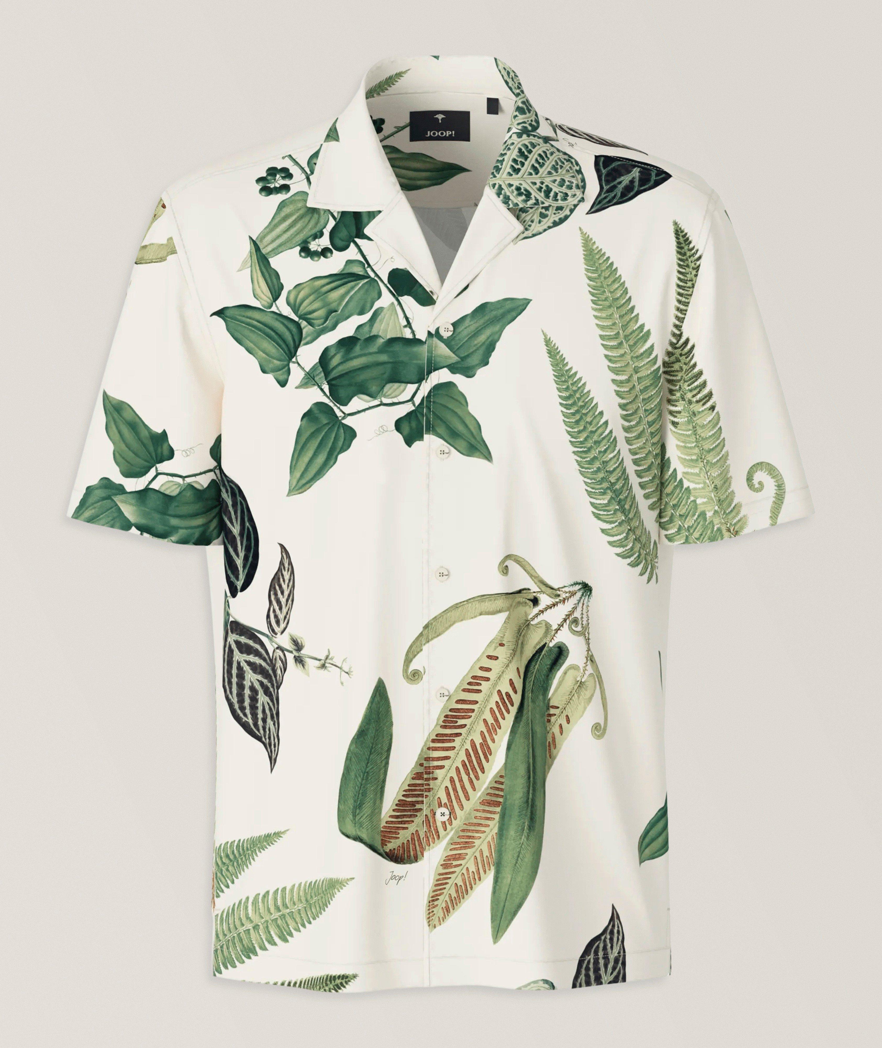 JOOP! Palm-Print Camp Shirt 