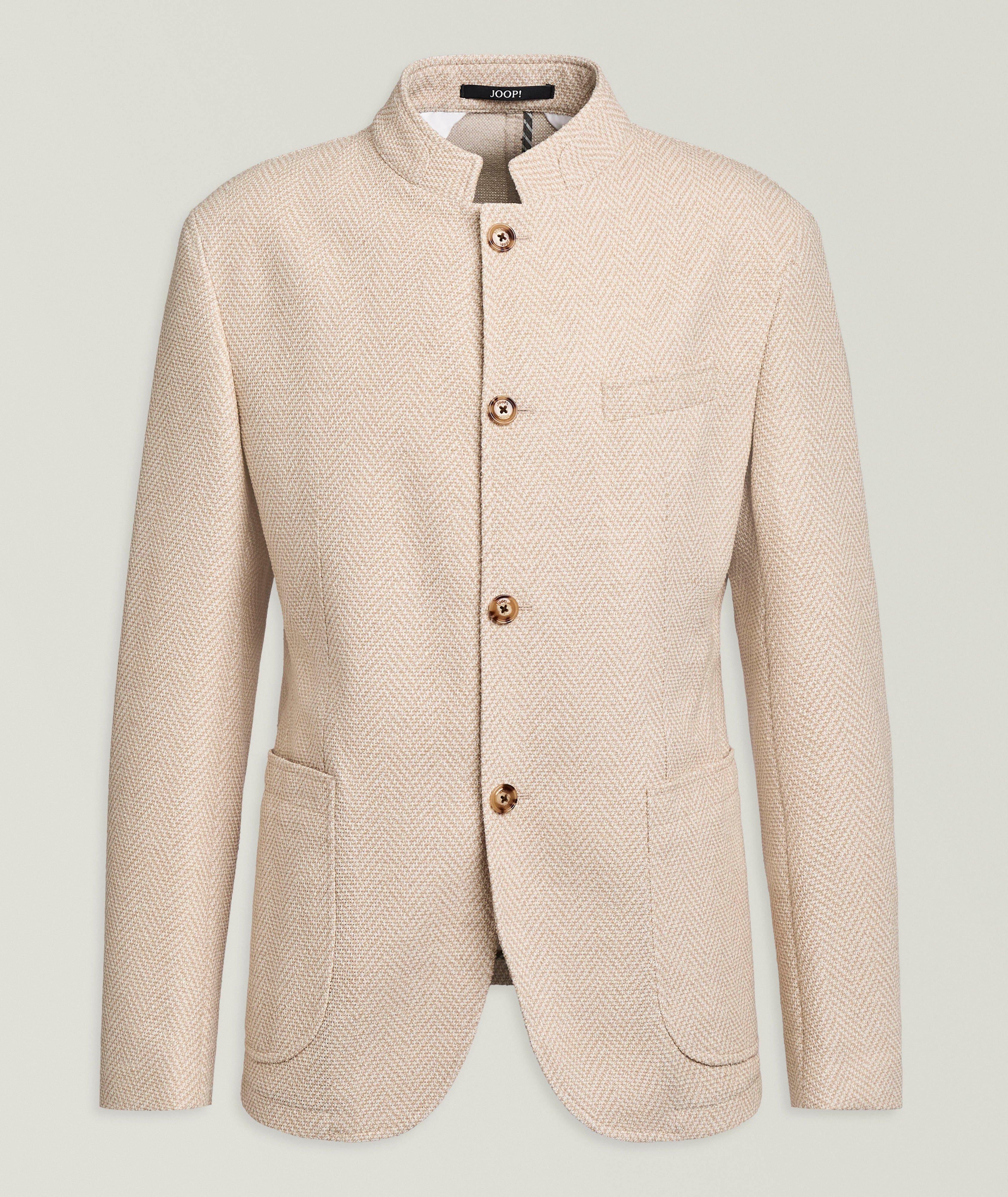 JOOP! Veston sport coton-mélange chevrons Hiro