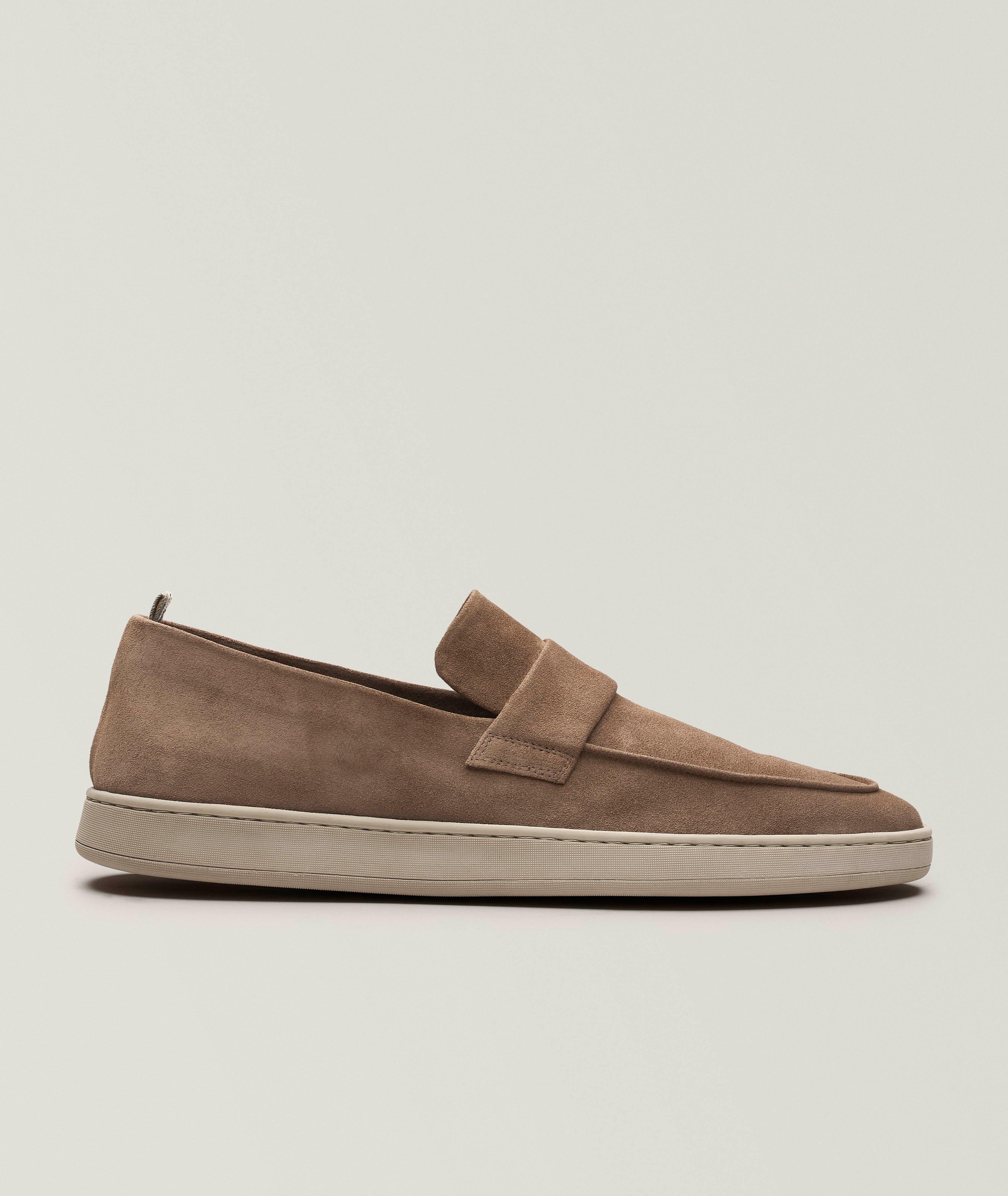 Officine Creative Herbie Suede Penny Loafers 