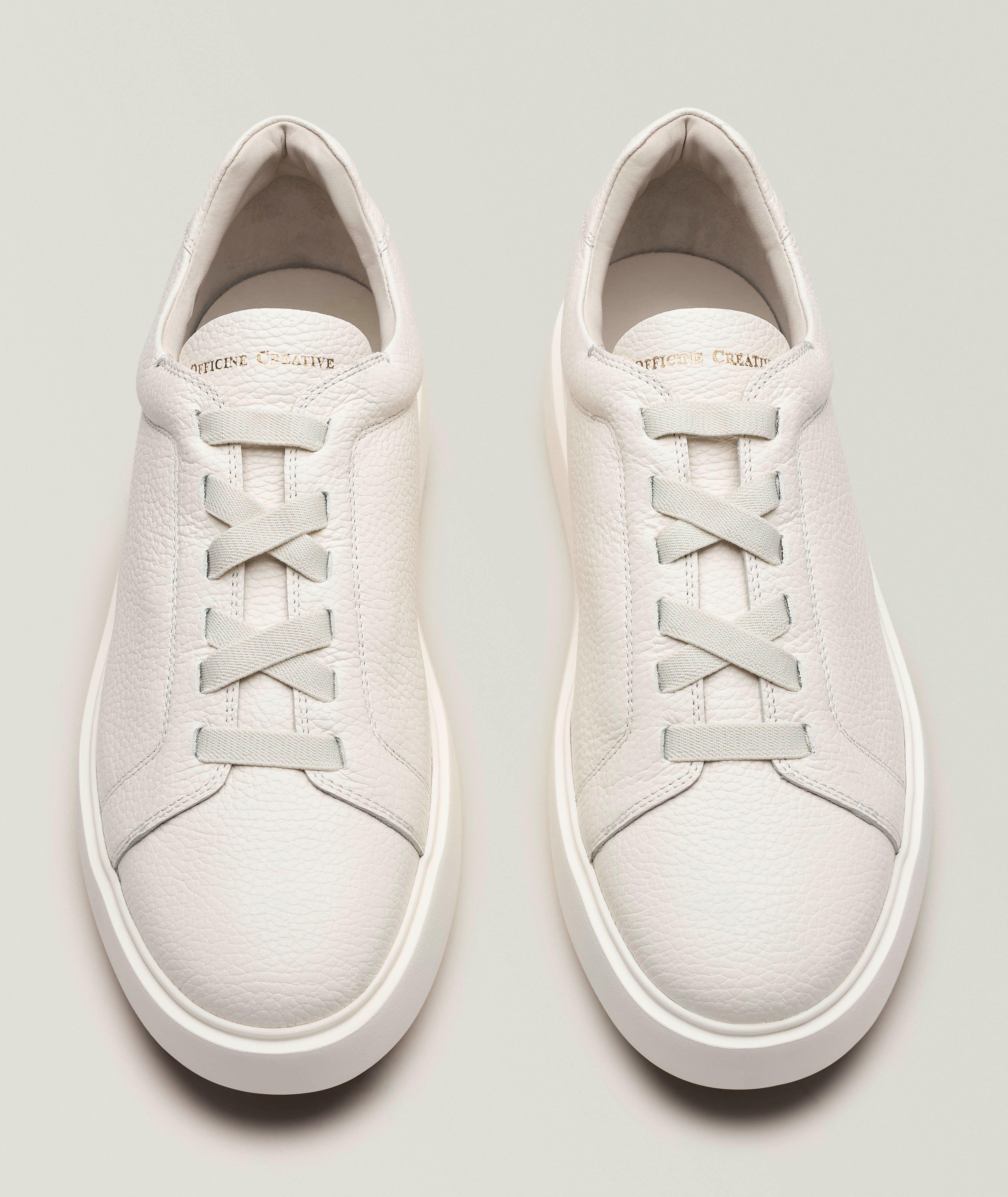 Slouch Leather Wedge Sneakers  image 1
