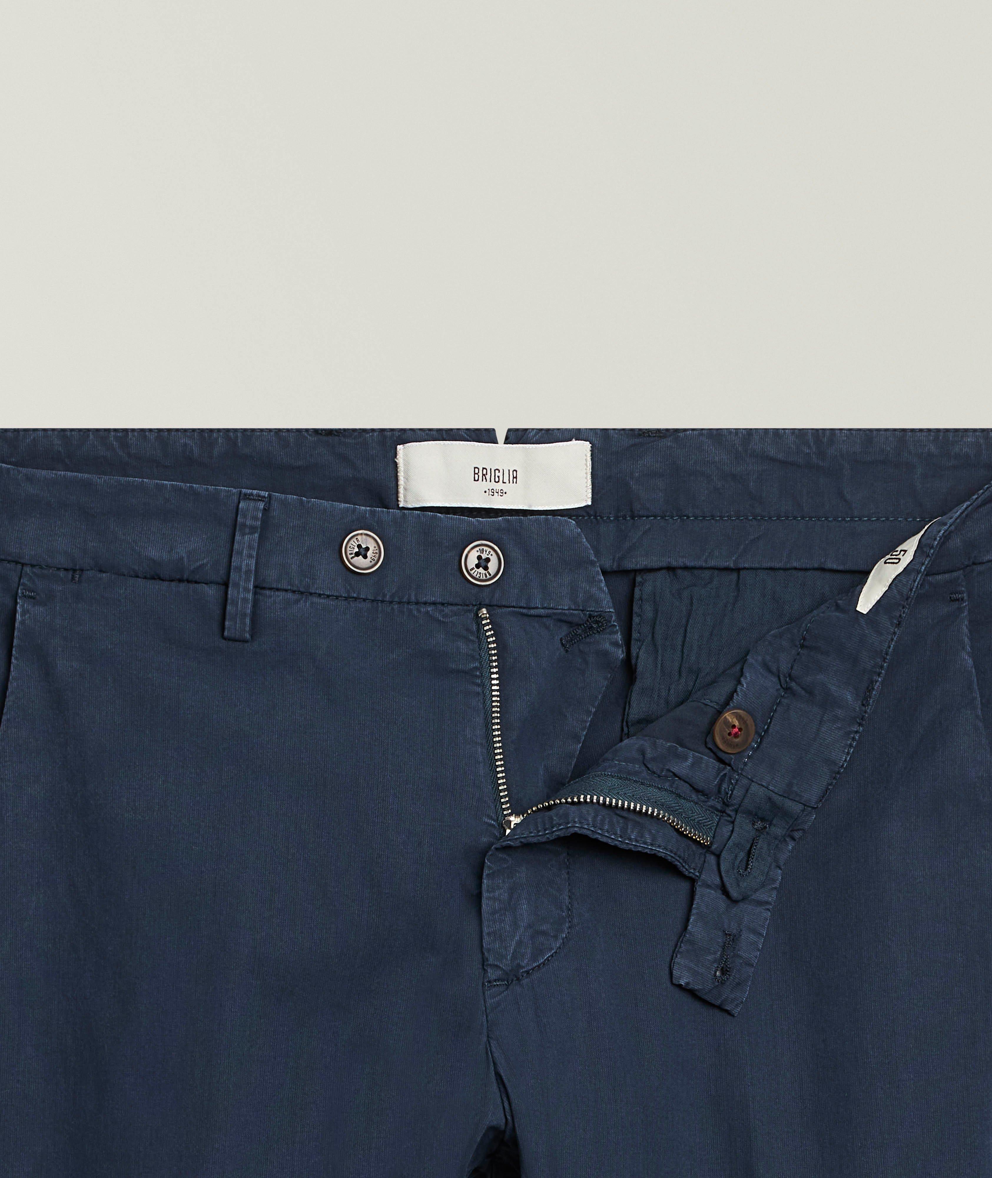 Lyocell-Cotton Blend Stretch Chinos image 1