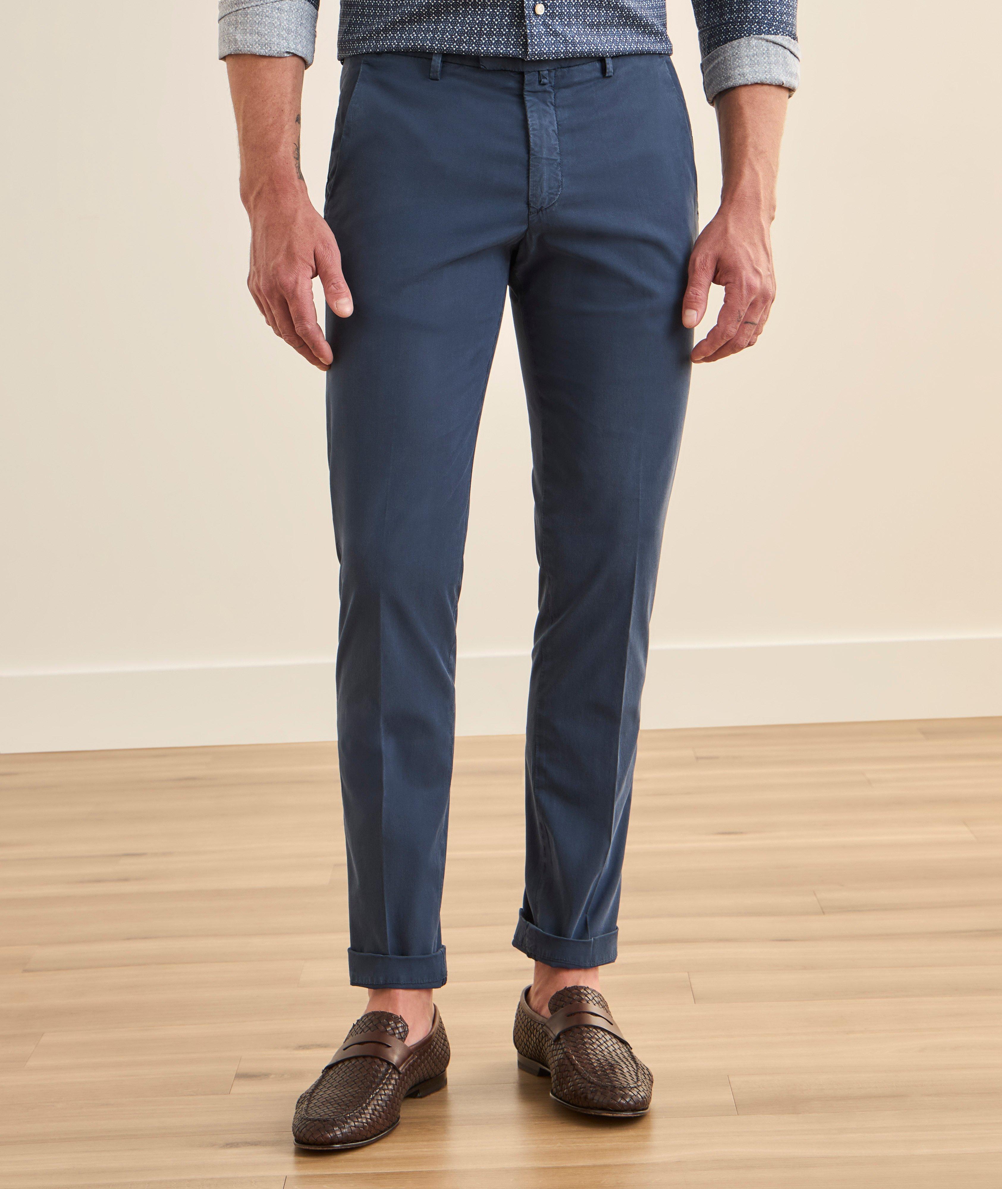 Lyocell-Cotton Blend Stretch Chinos image 2