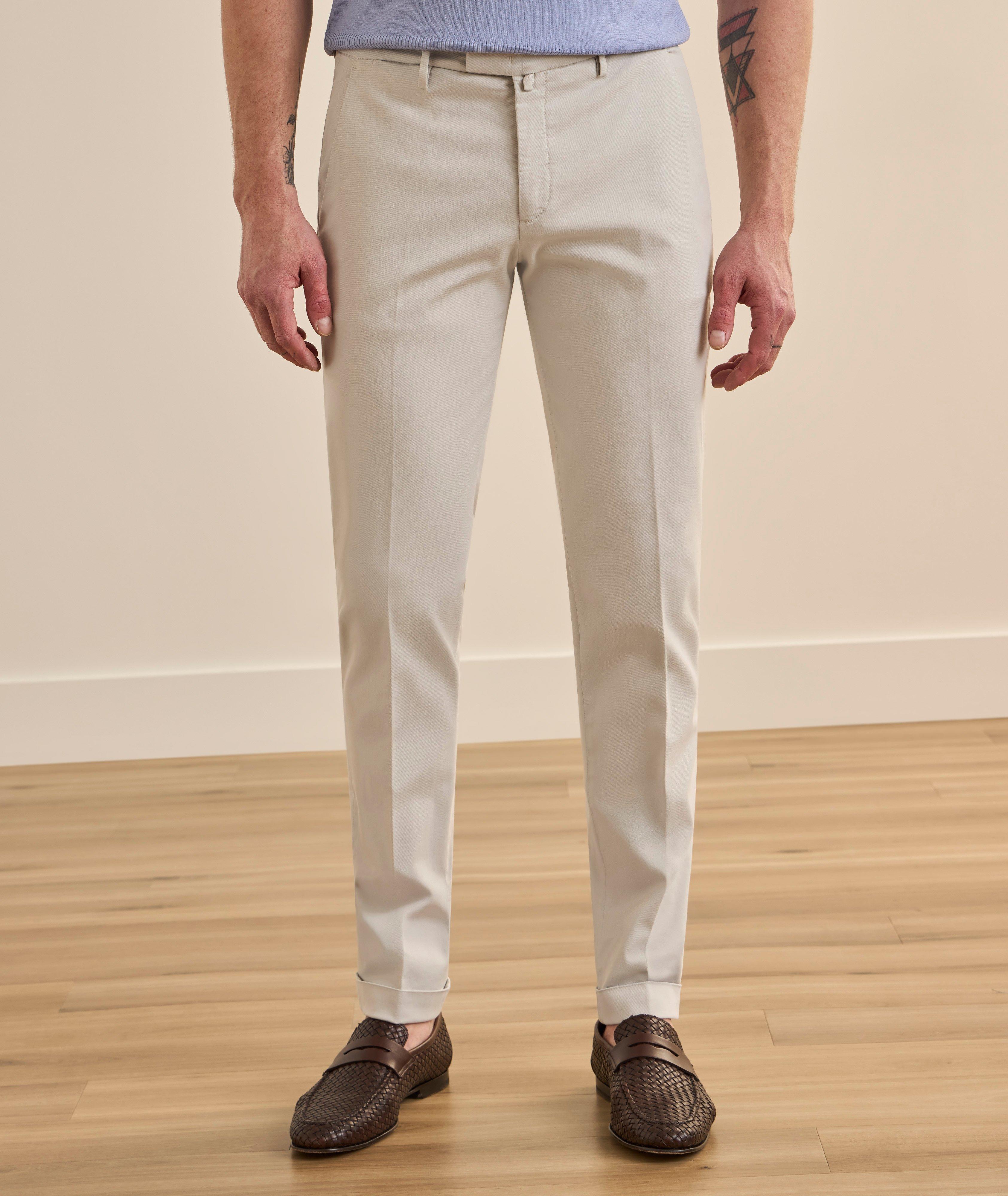 Chino coton-lyocell extensible image 1