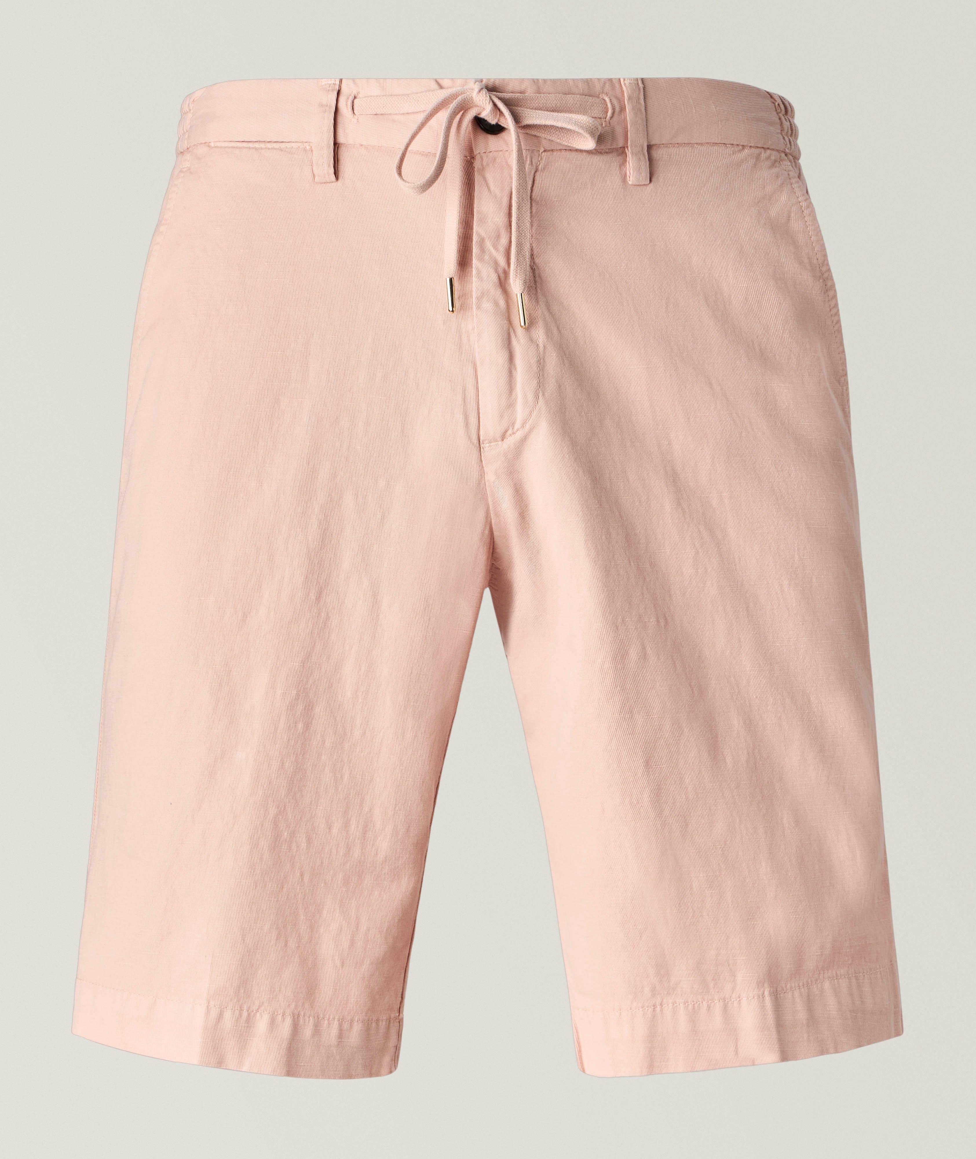 Briglia Malibu Cotton-Linen Drawstring Shorts