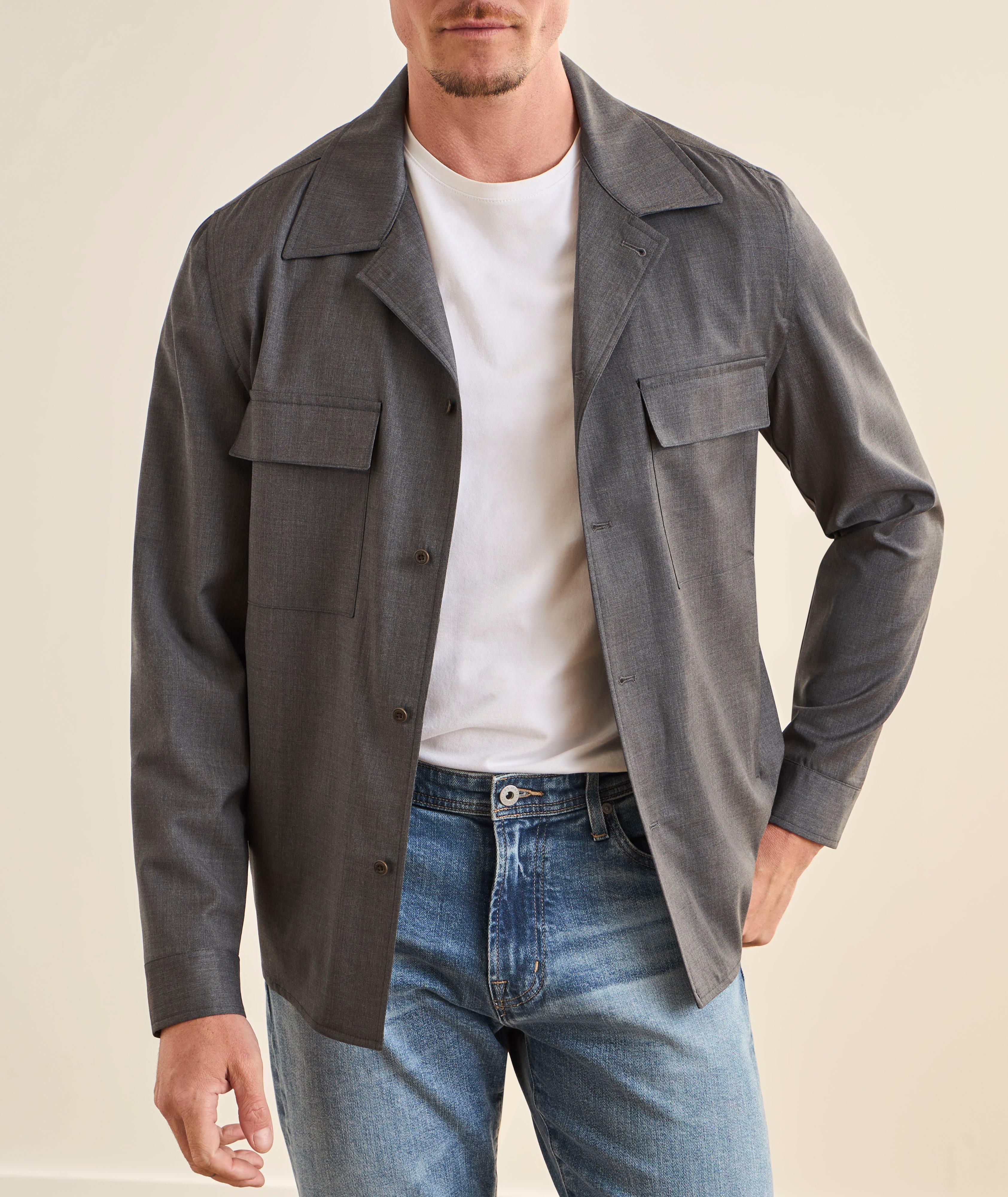 John Virgin Wool Overshirt image 1