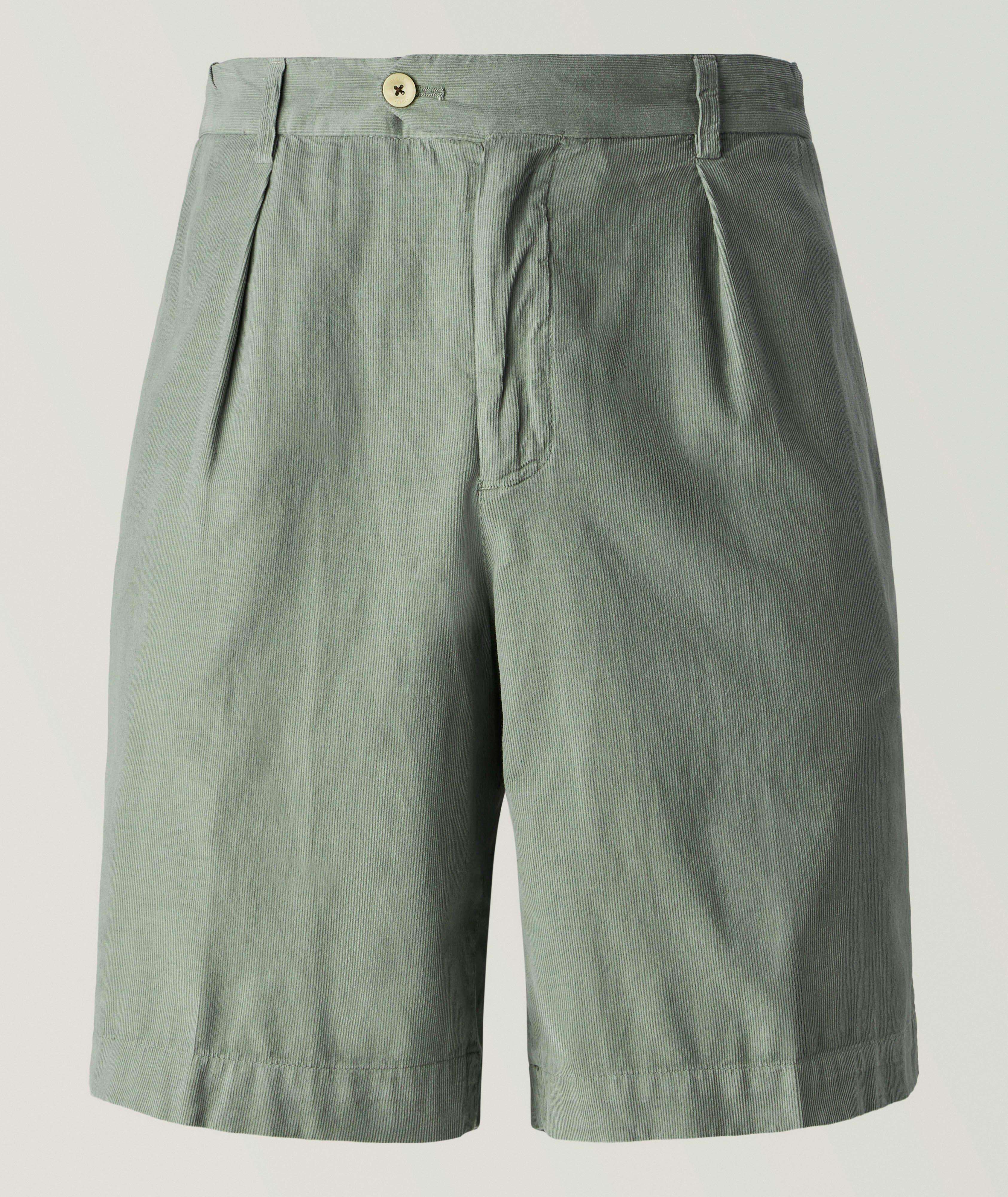 Briglia Cotton Corduroy Bermuda Shorts