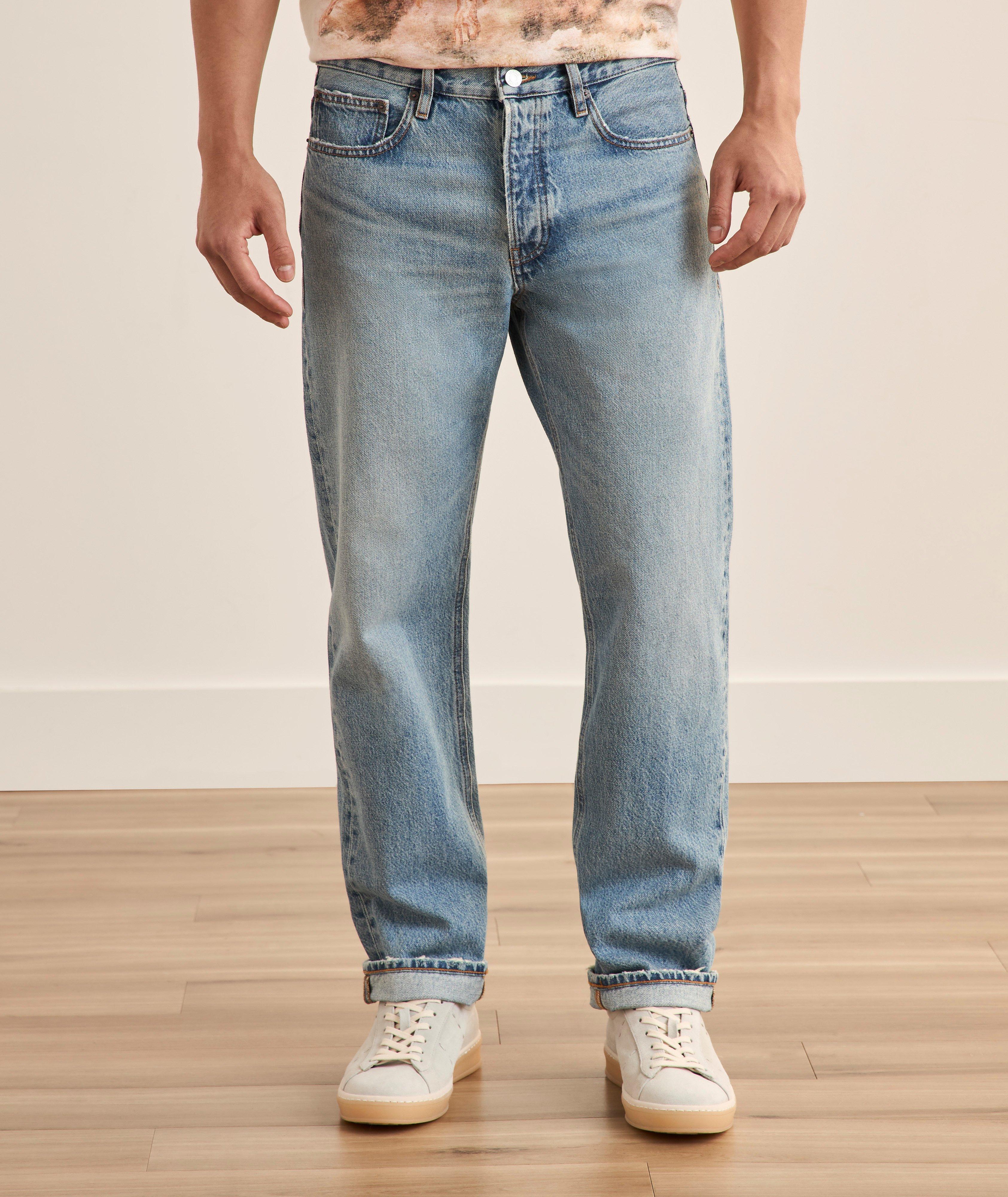 Jean coton droit moderne image 1