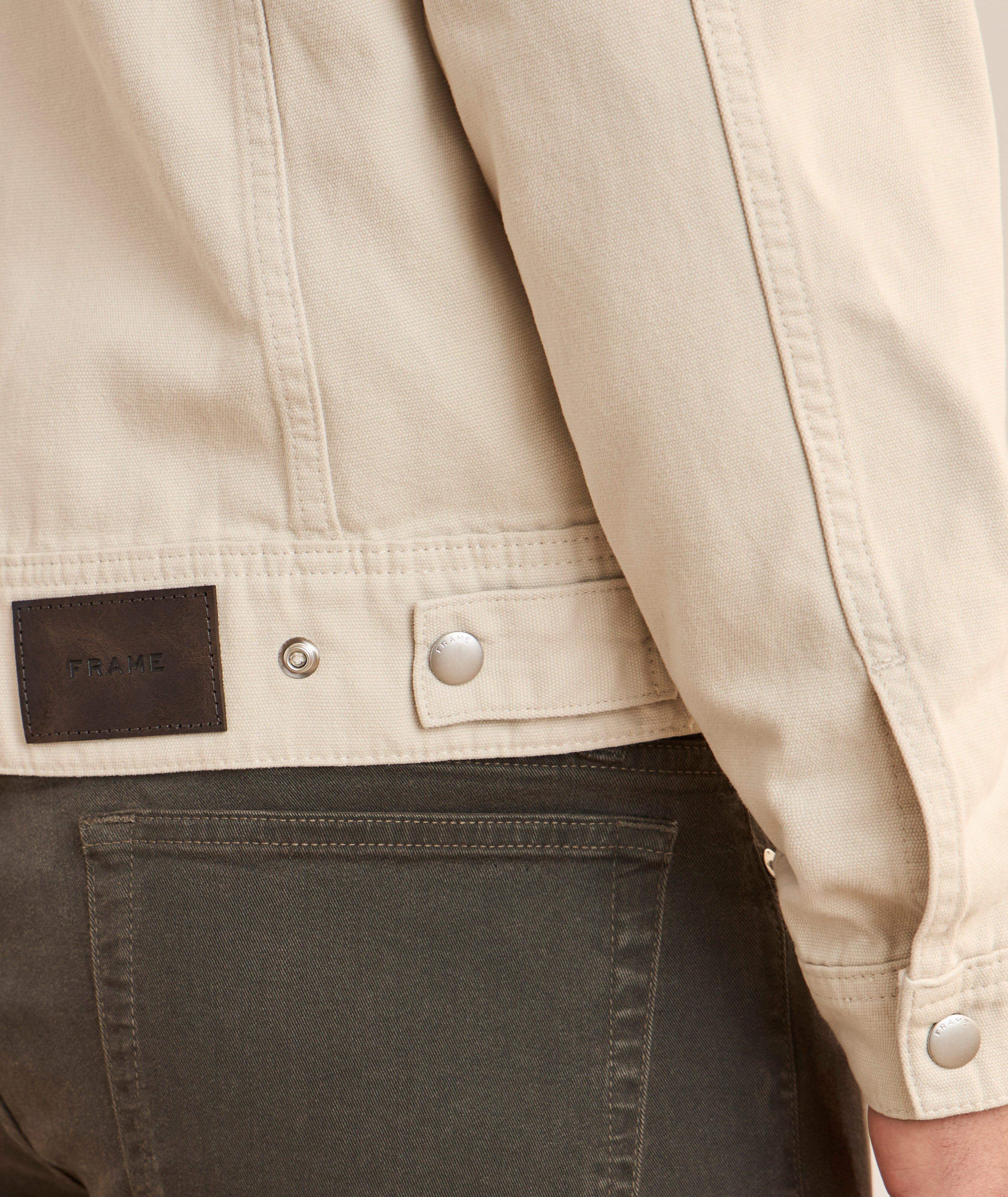 Cotton Canvas Trucker Jacket image 4