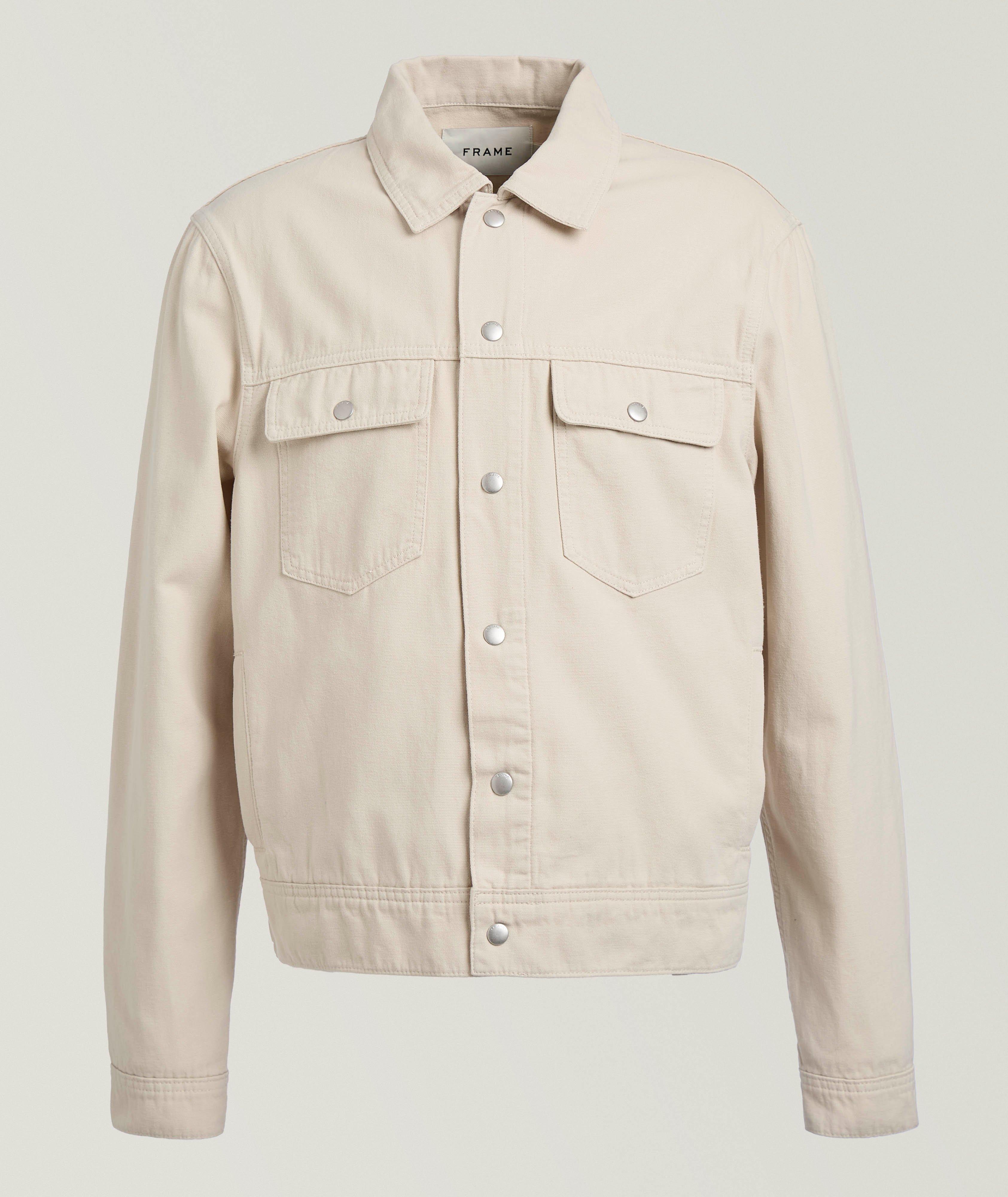 Frame Cotton Canvas Trucker Jacket