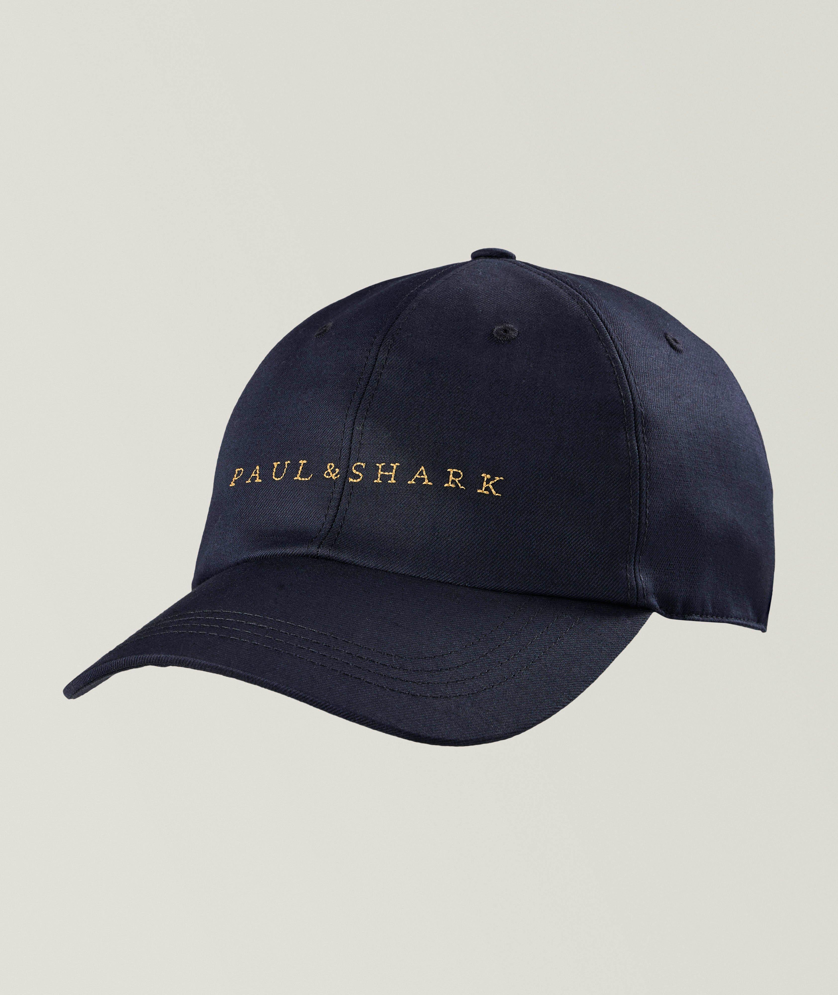 Embroidered Linen-Cotton Baseball Cap image 0