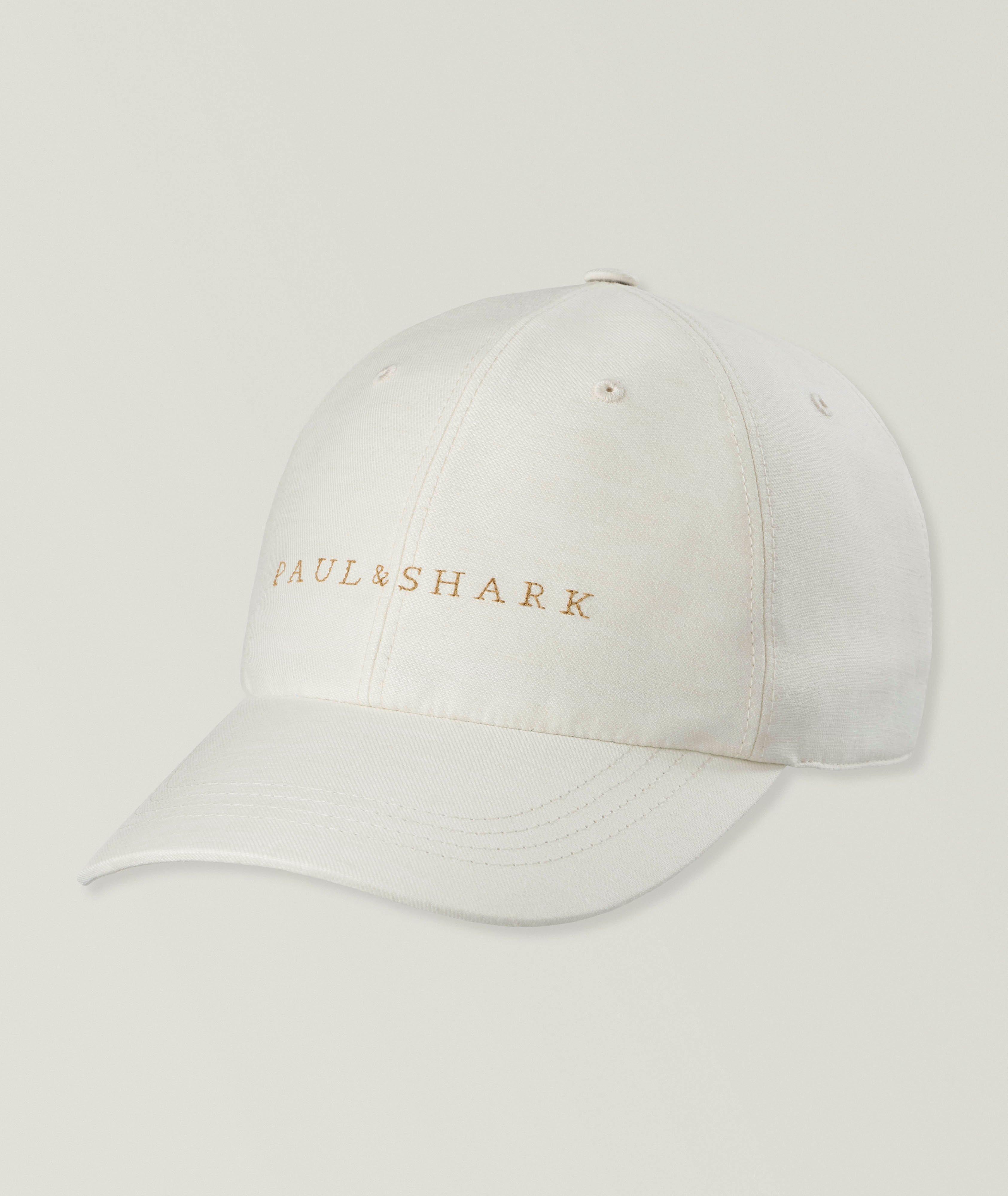 Paul & Shark Casquette de baseball en lin-coton brodée