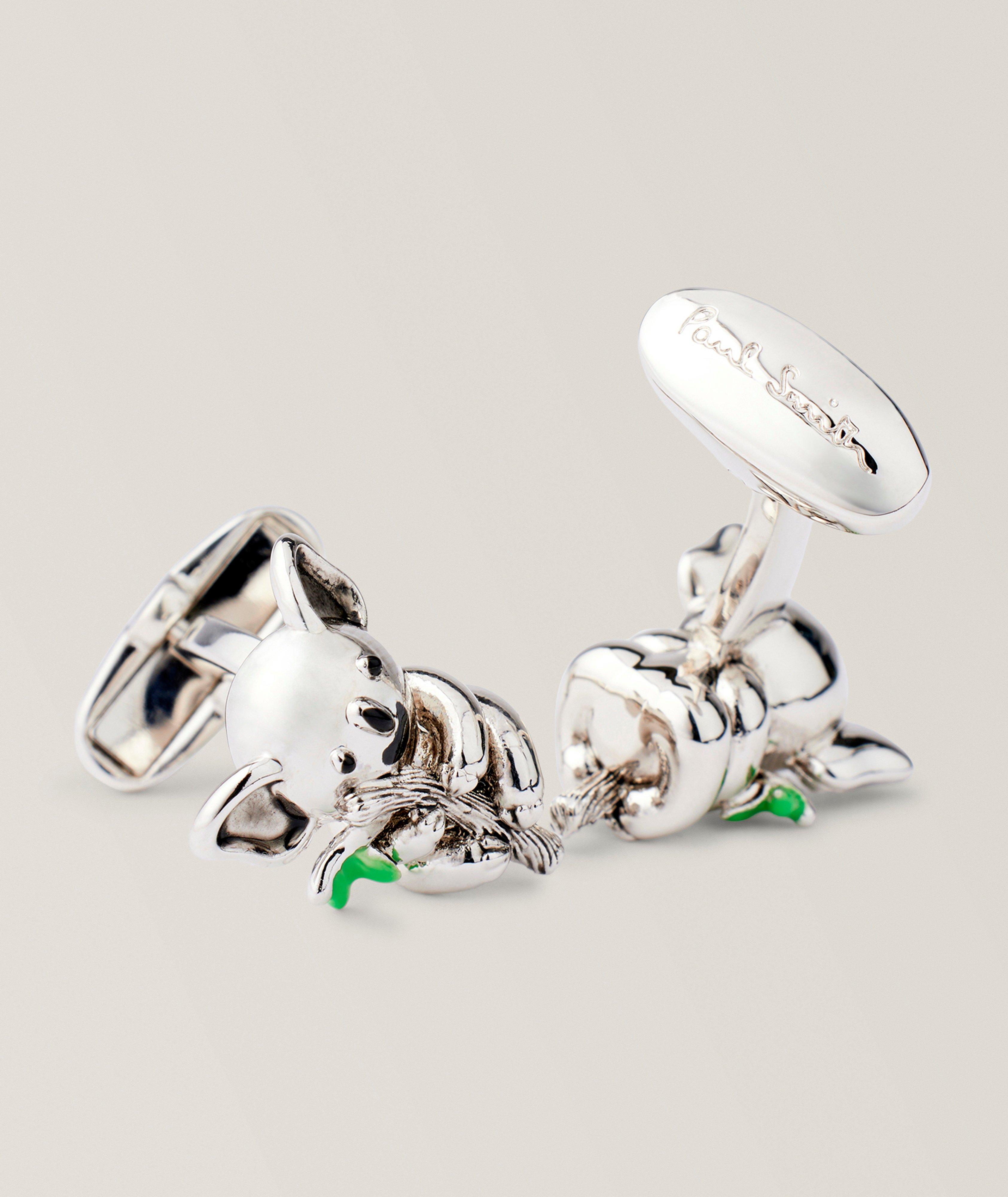 Koala Silvertone Cufflinks image 1