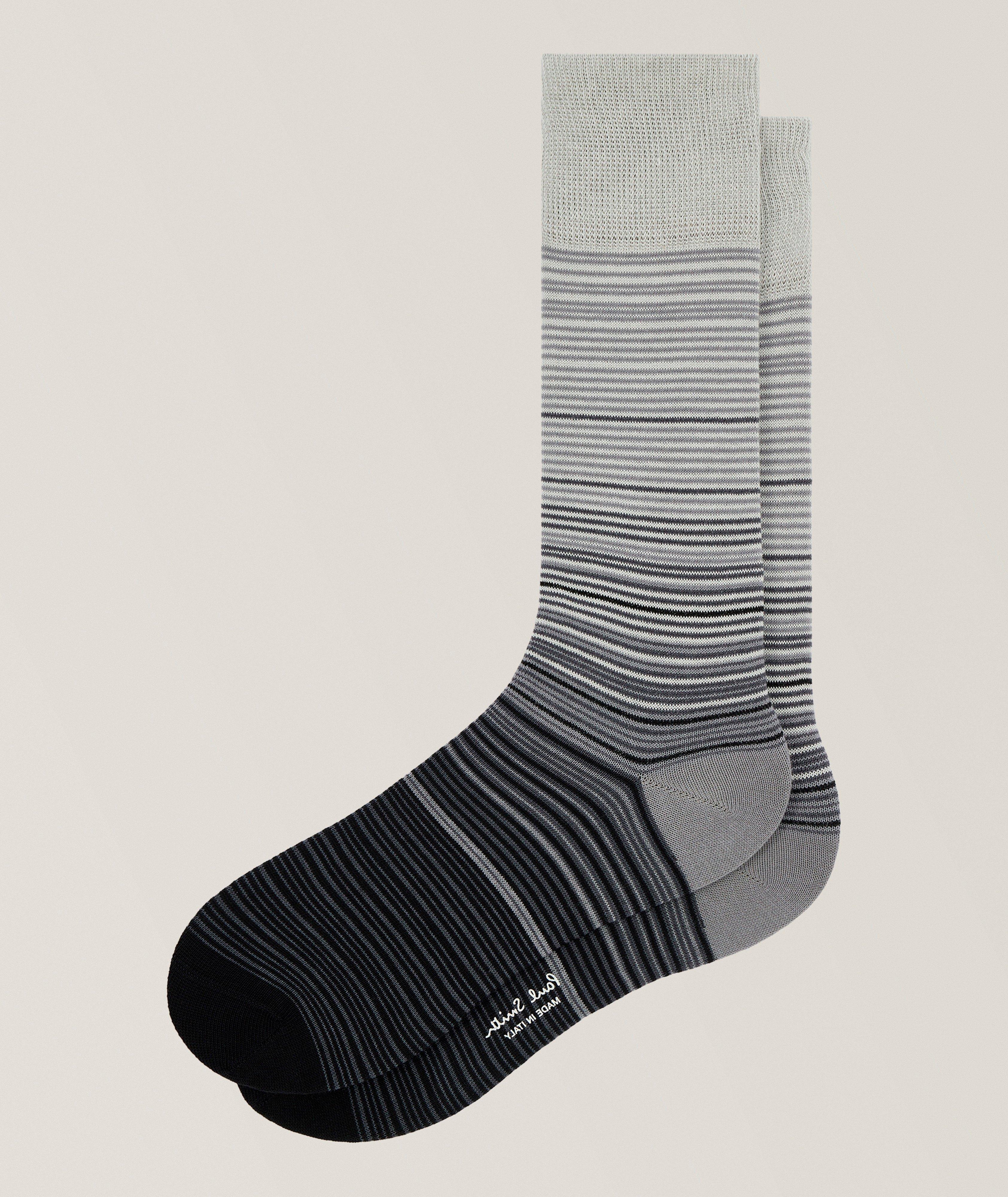 Marcel Striped Stretch-Cotton Socks image 0