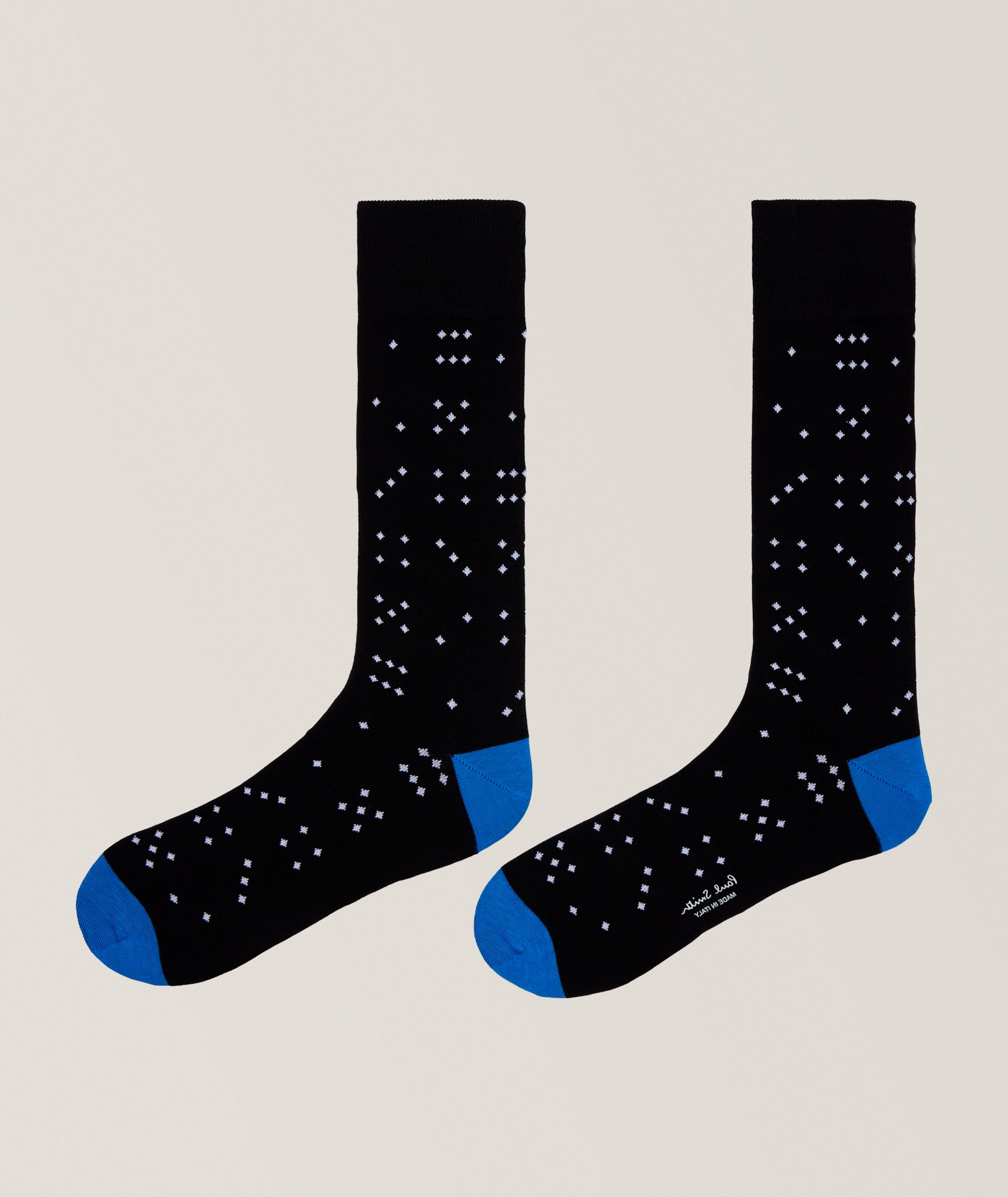 Dice Polka Dot Motif Socks image 1