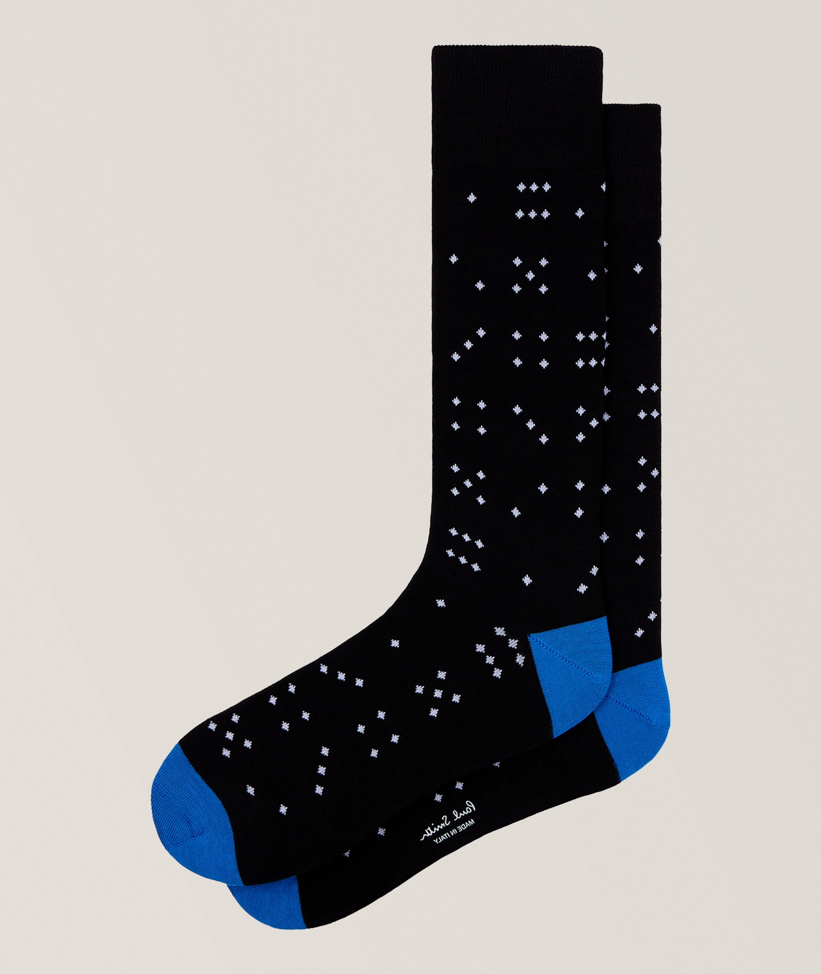 Dice Polka Dot Motif Socks image 0