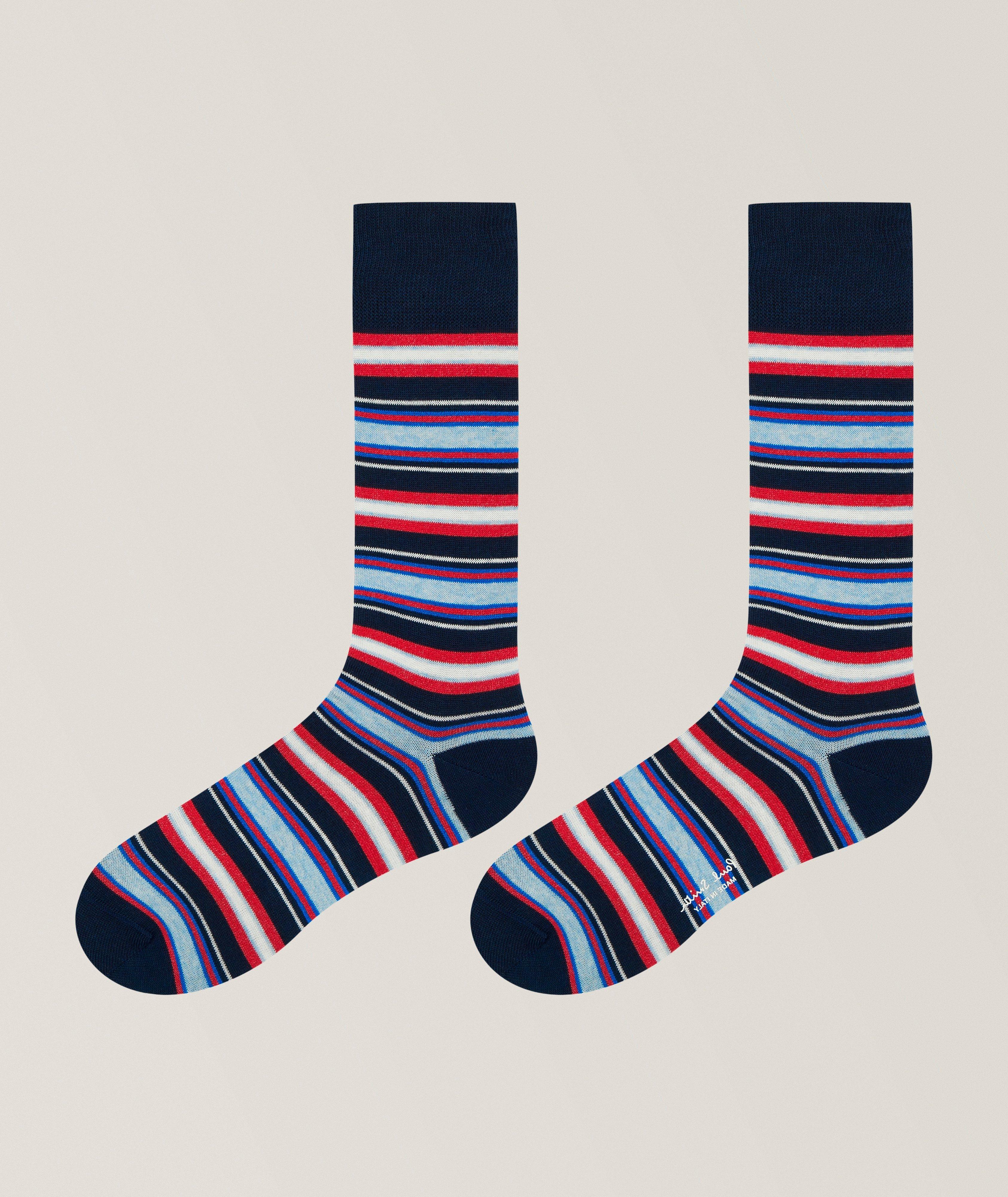Three-Pack Holiday Cracker Striped Socks  image 2