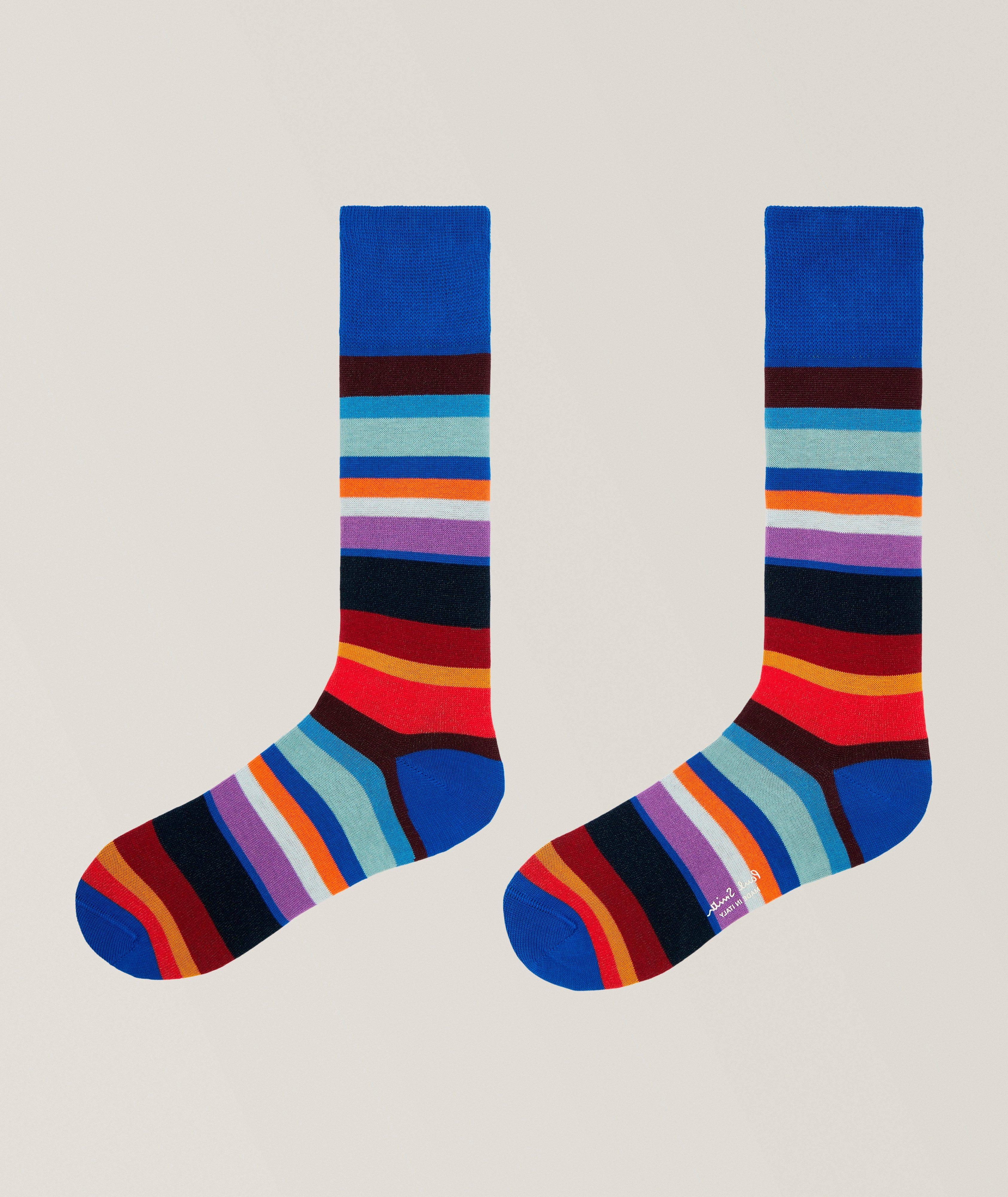 Three-Pack Holiday Cracker Striped Socks  image 4