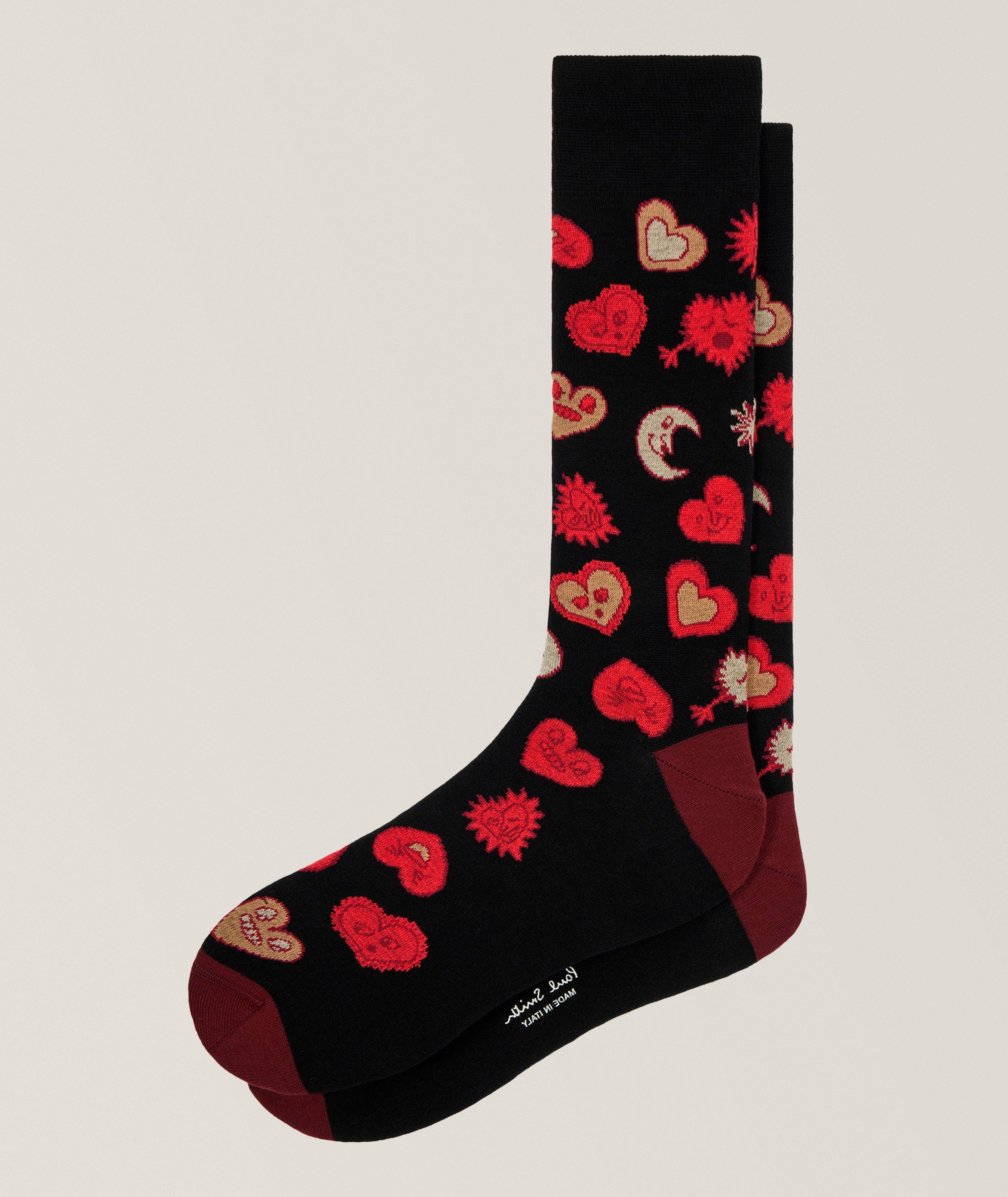 Heart & Stars Stretch-Cotton Socks  image 0