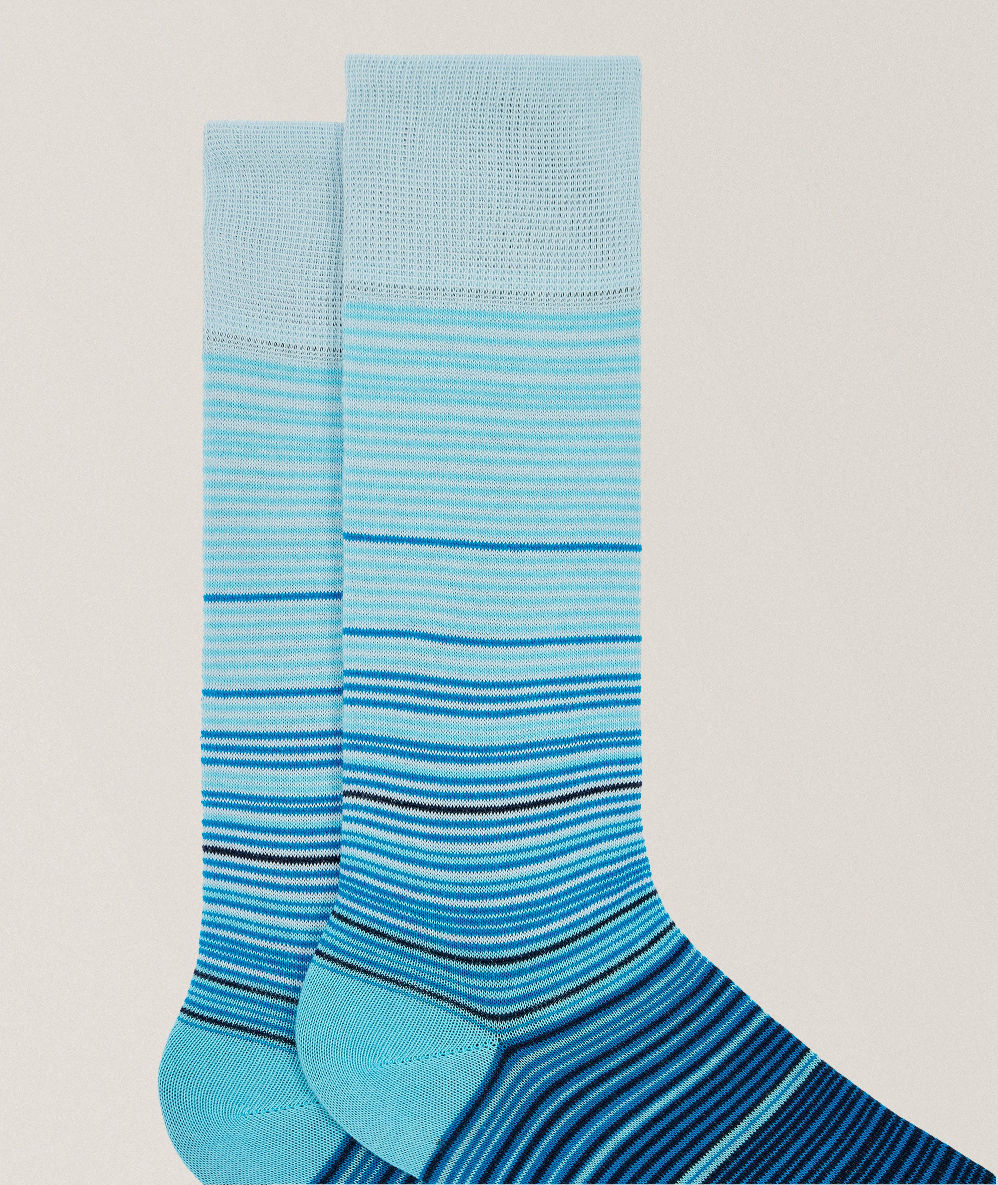 Marcel Striped Stretch-Cotton Socks image 2