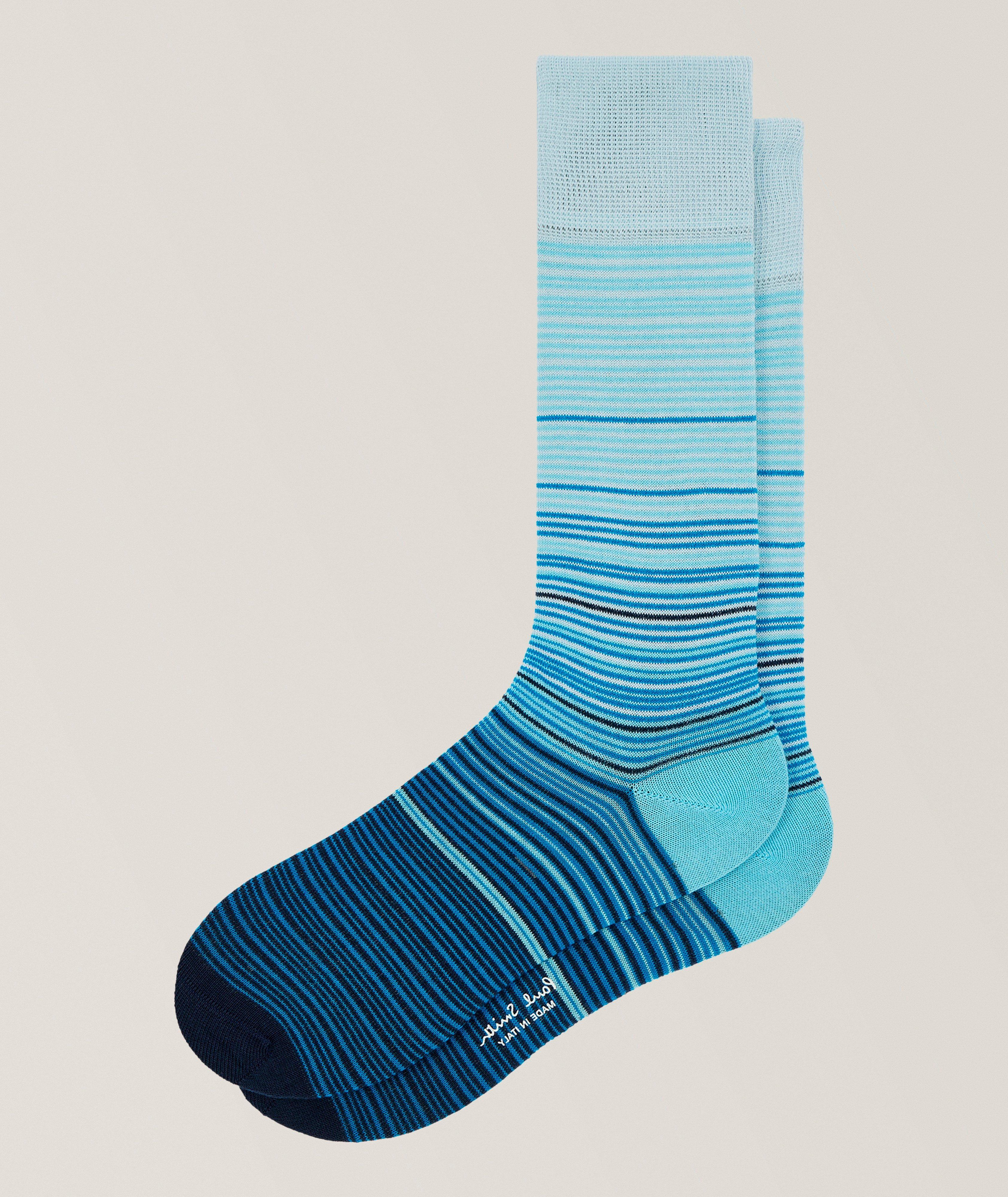 Marcel Striped Stretch-Cotton Socks image 0