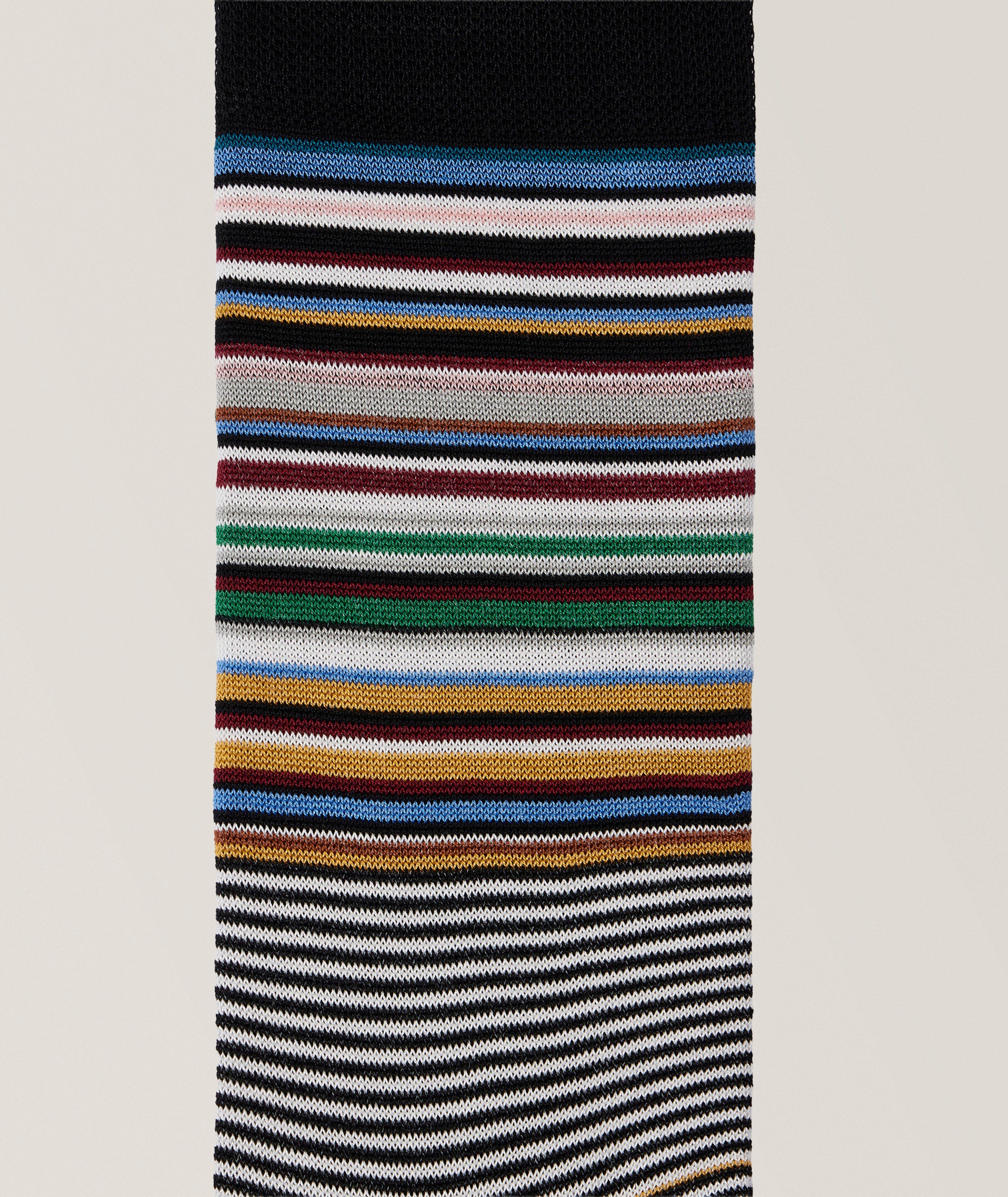 Nash Striped Cotton-Stretch Socks image 1