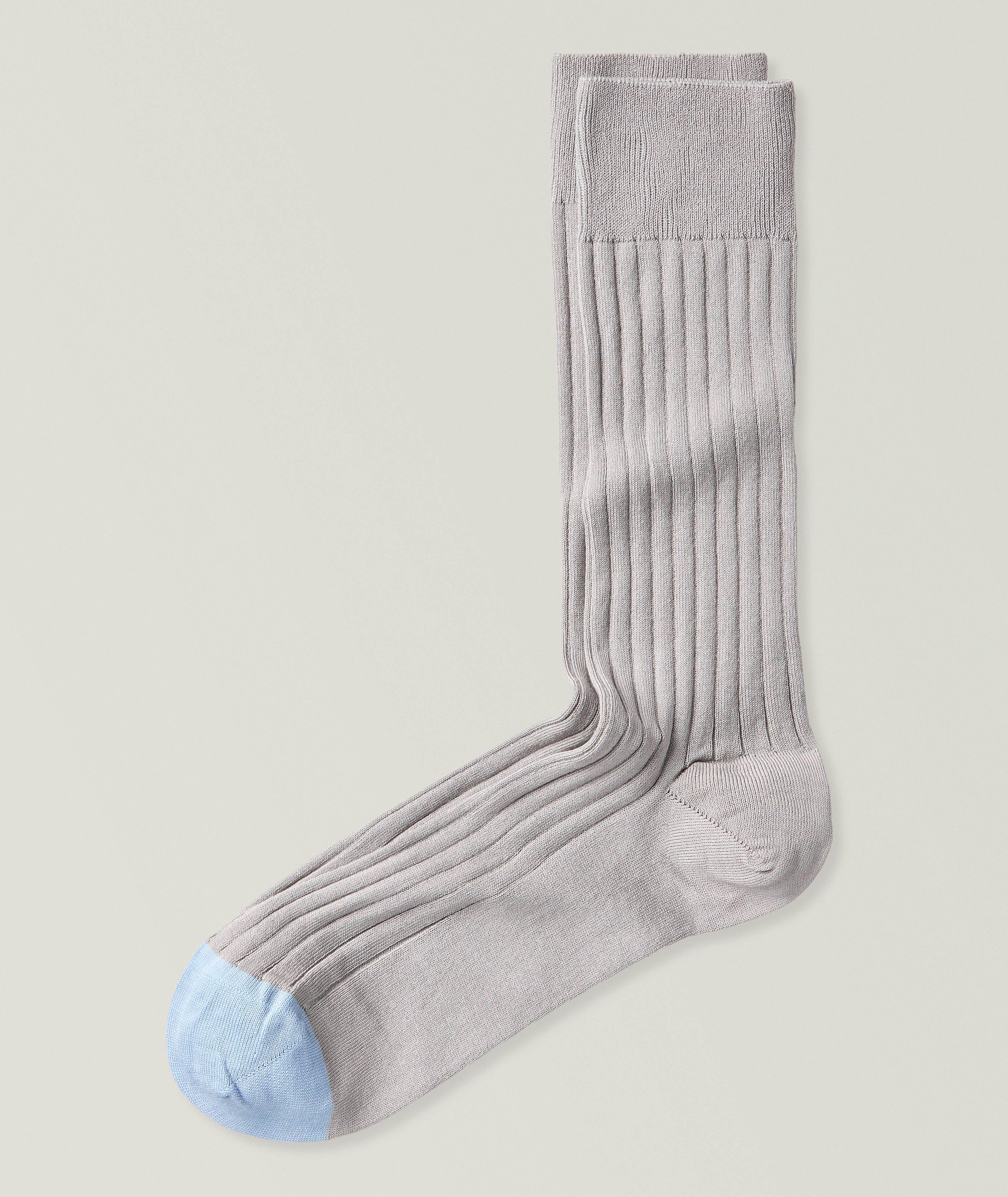 Paul Smith Ribbed Mid-Calf Socks