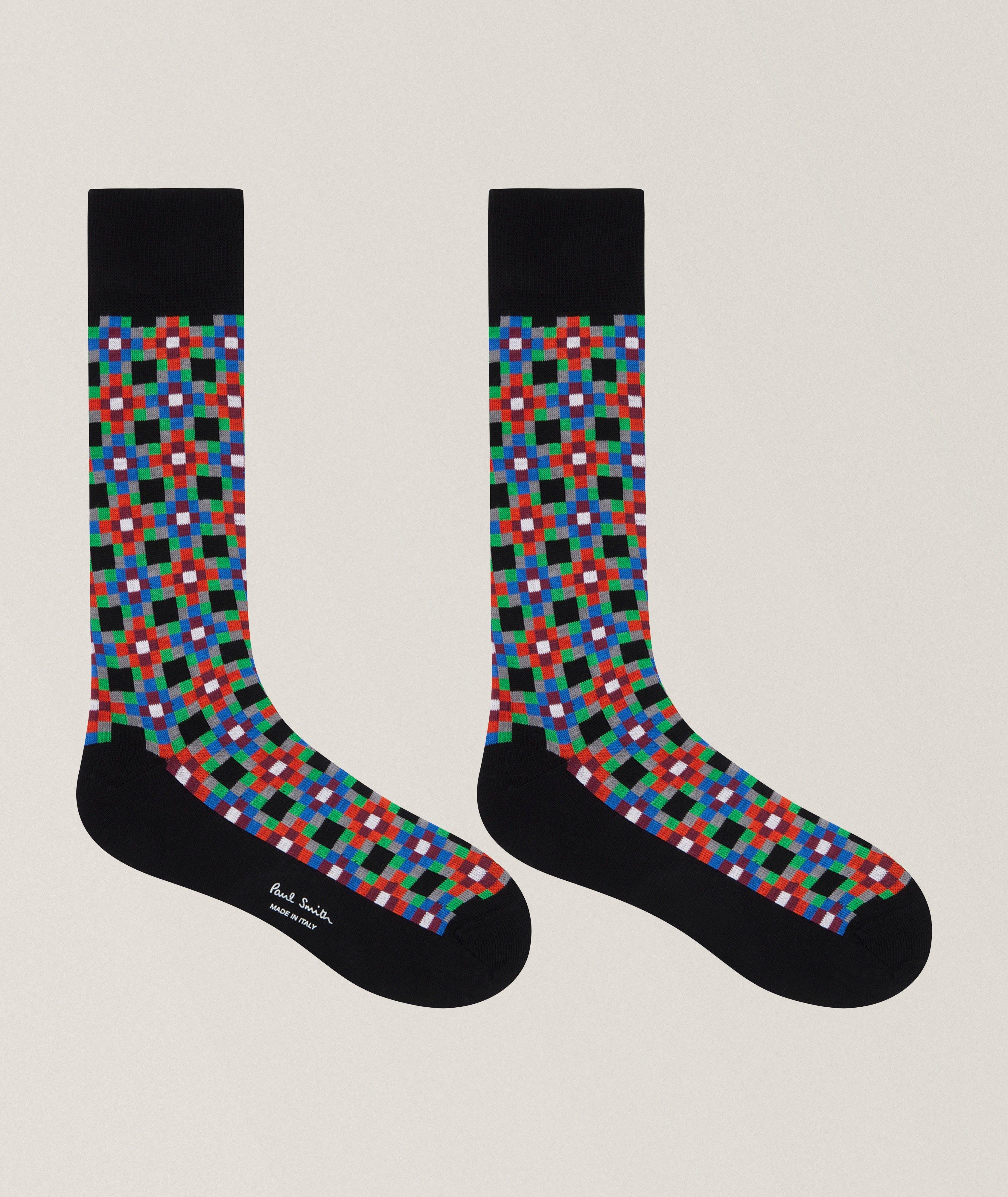 Nicolas Tiles Mid-Calf Socks  image 1