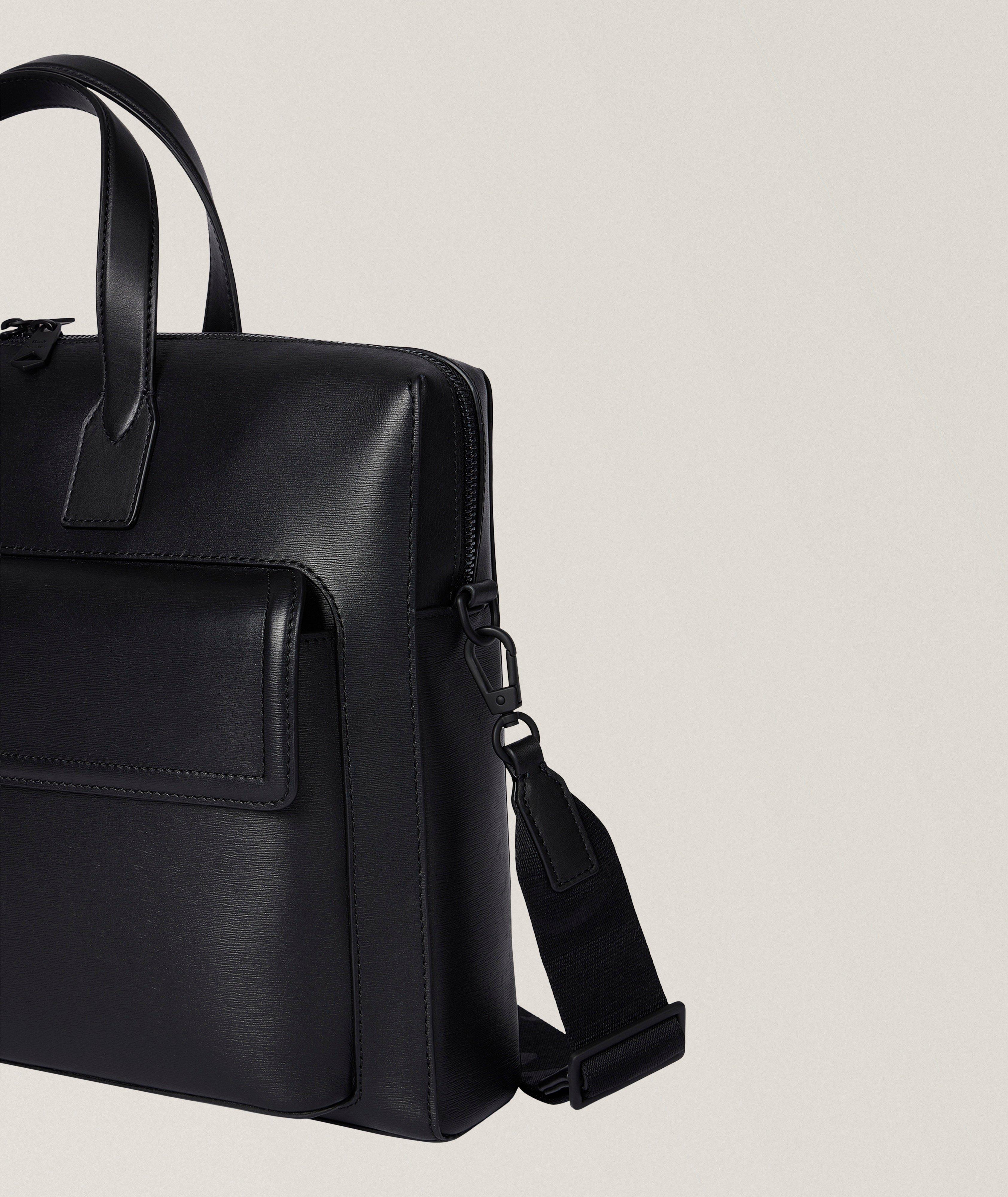 Embossed Leather Briefcase  image 2