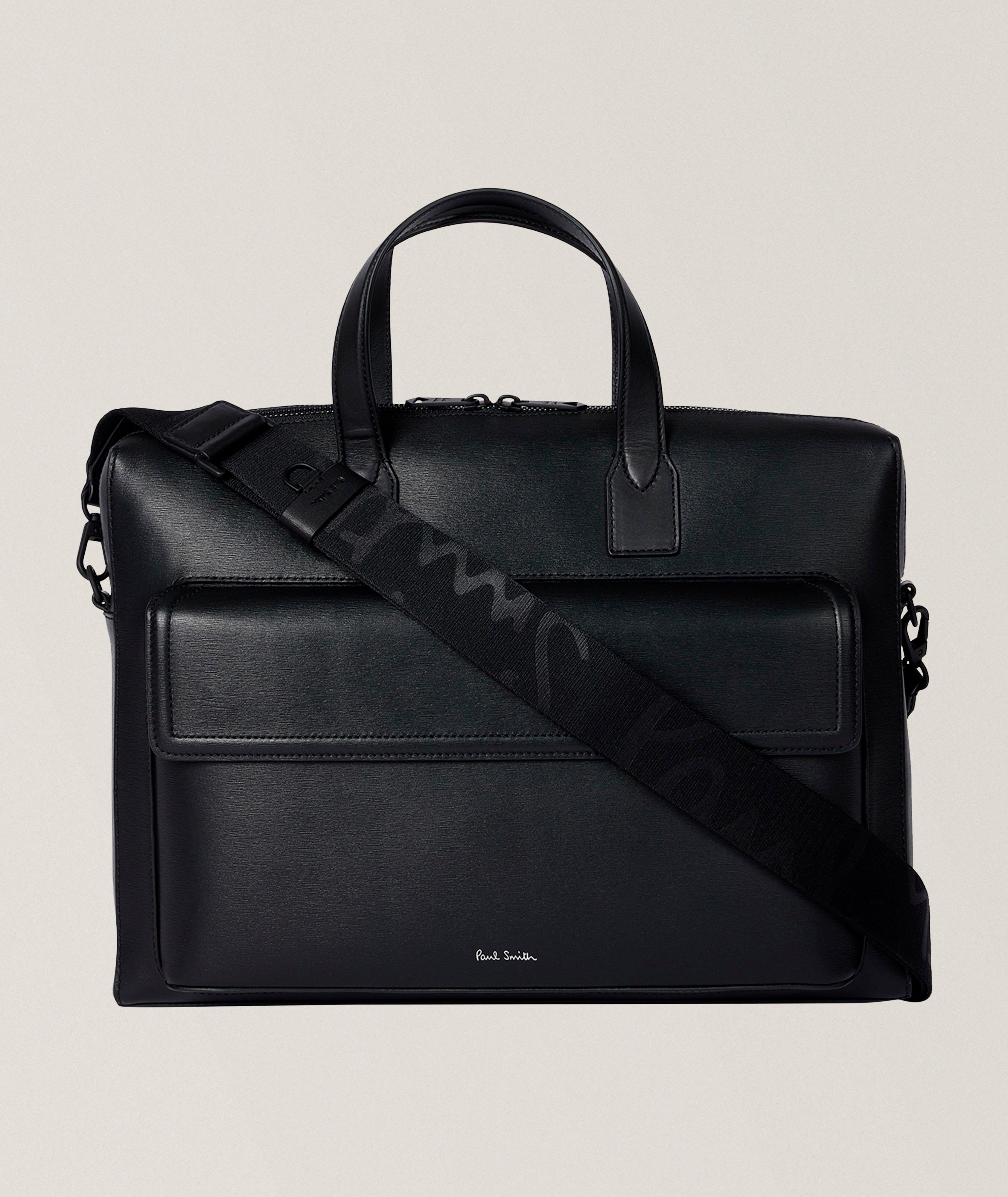 Embossed Leather Briefcase  image 3