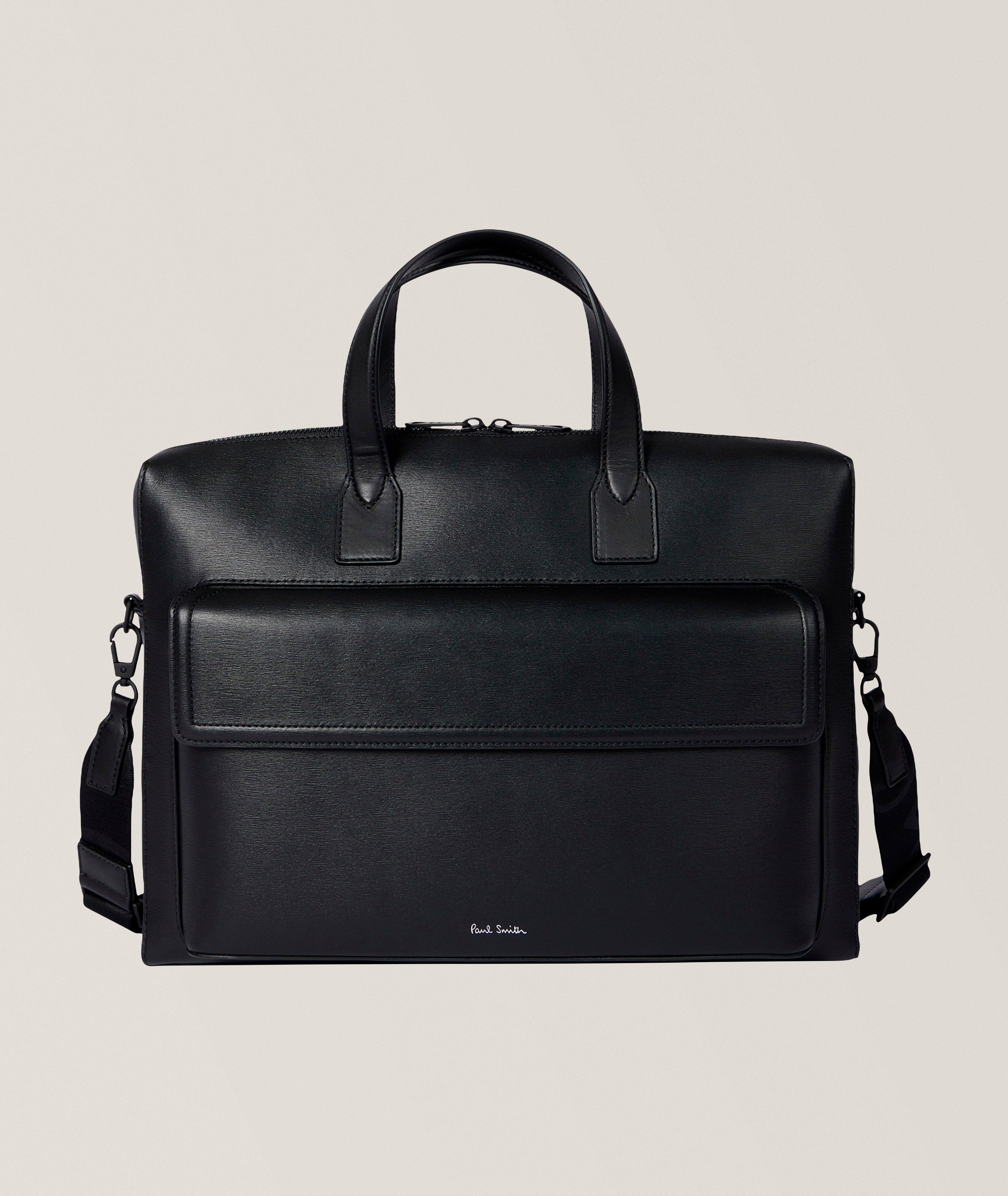 Embossed Leather Briefcase  image 0