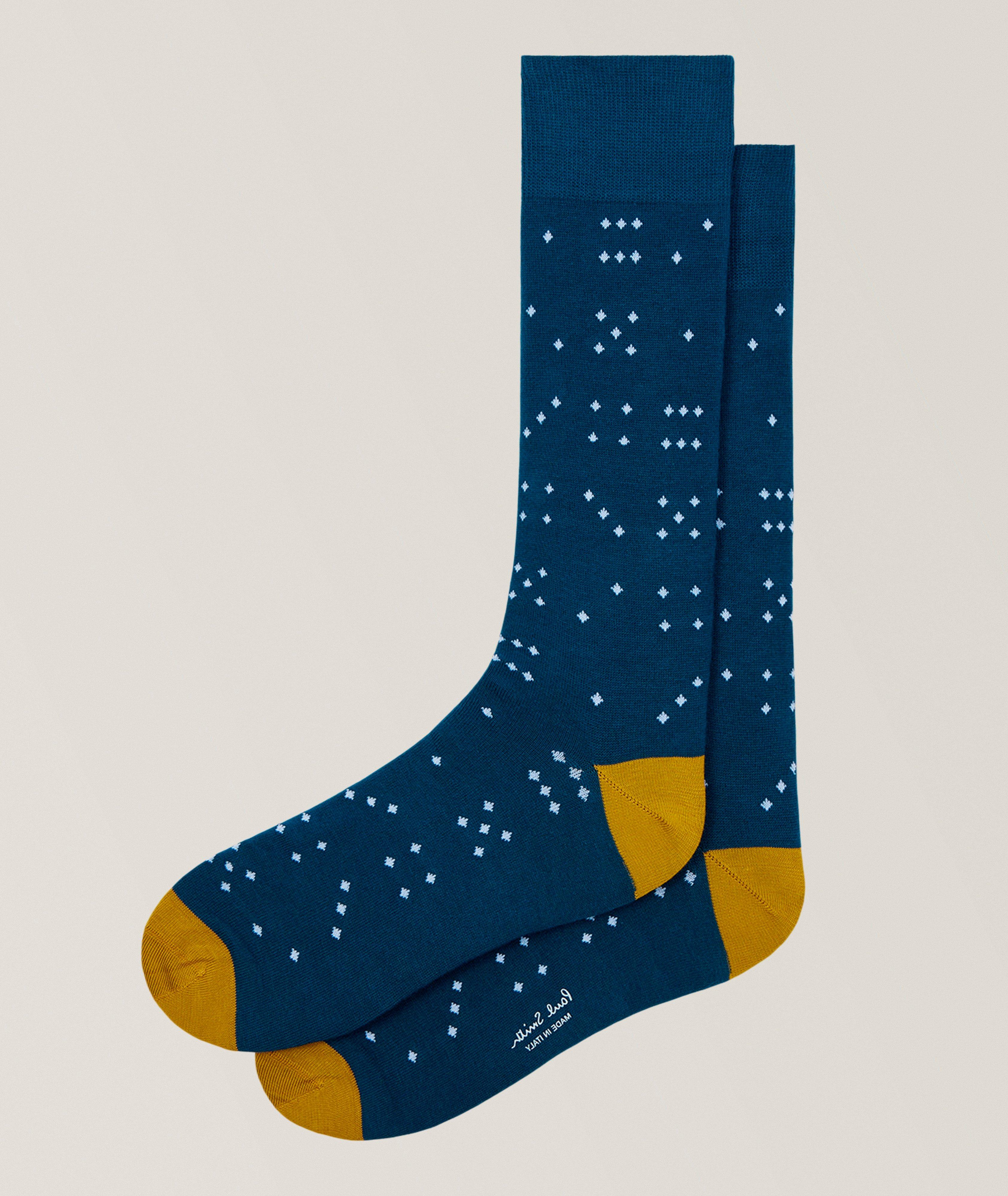 Dice Polka Dot Motif Socks image 0