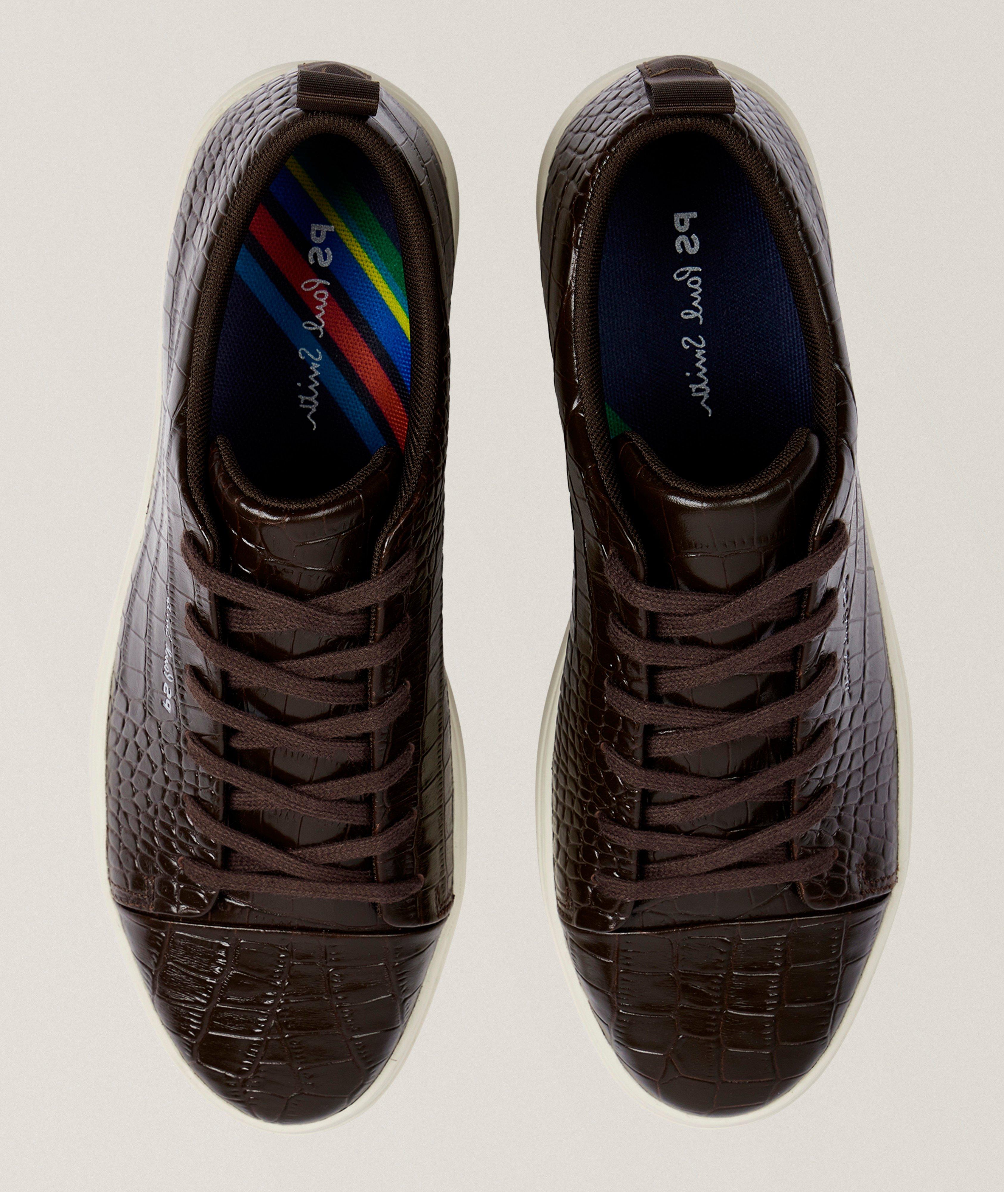 Lee Croc-Print Leather Sneakers image 1