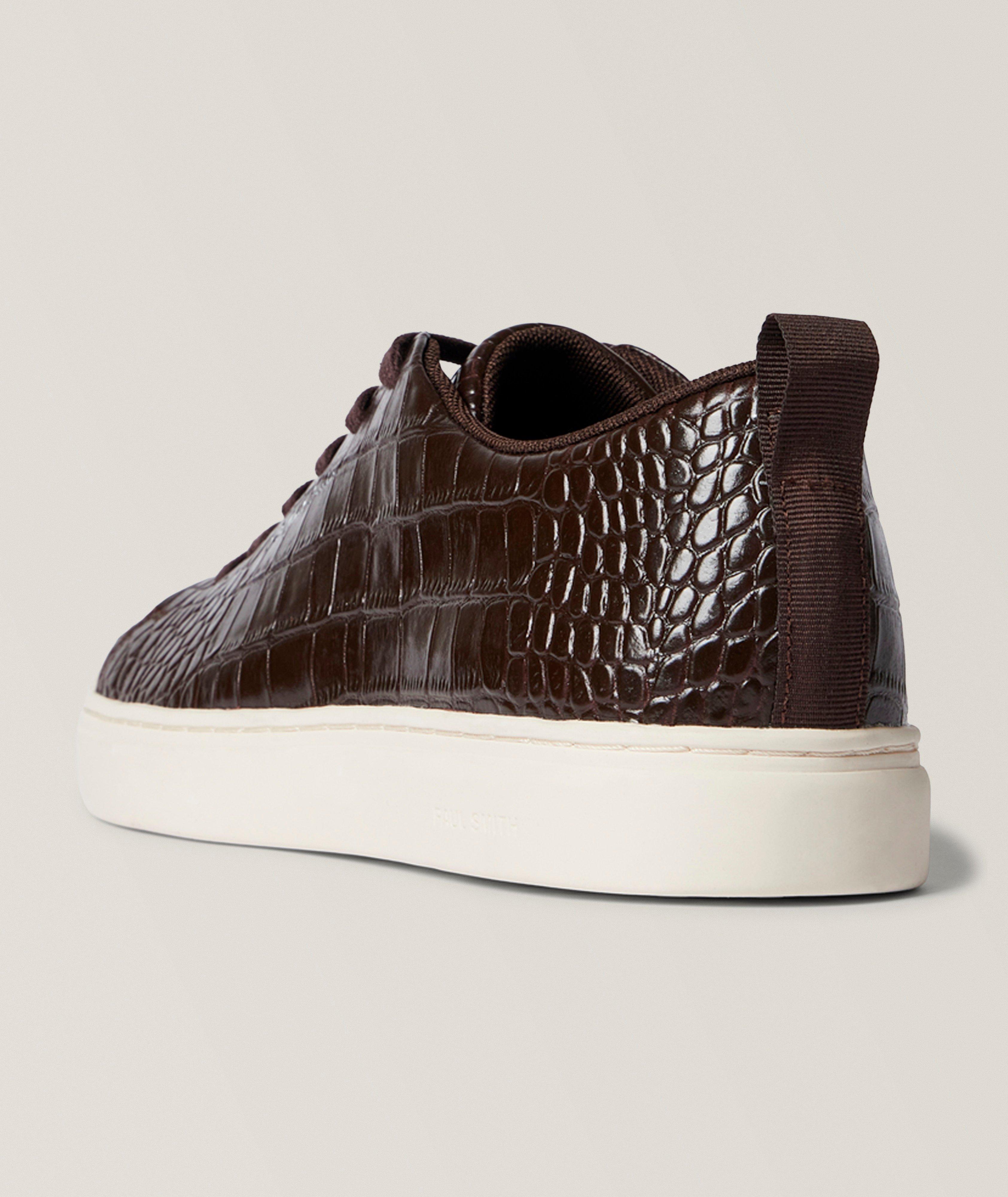 Lee Croc-Print Leather Sneakers image 2