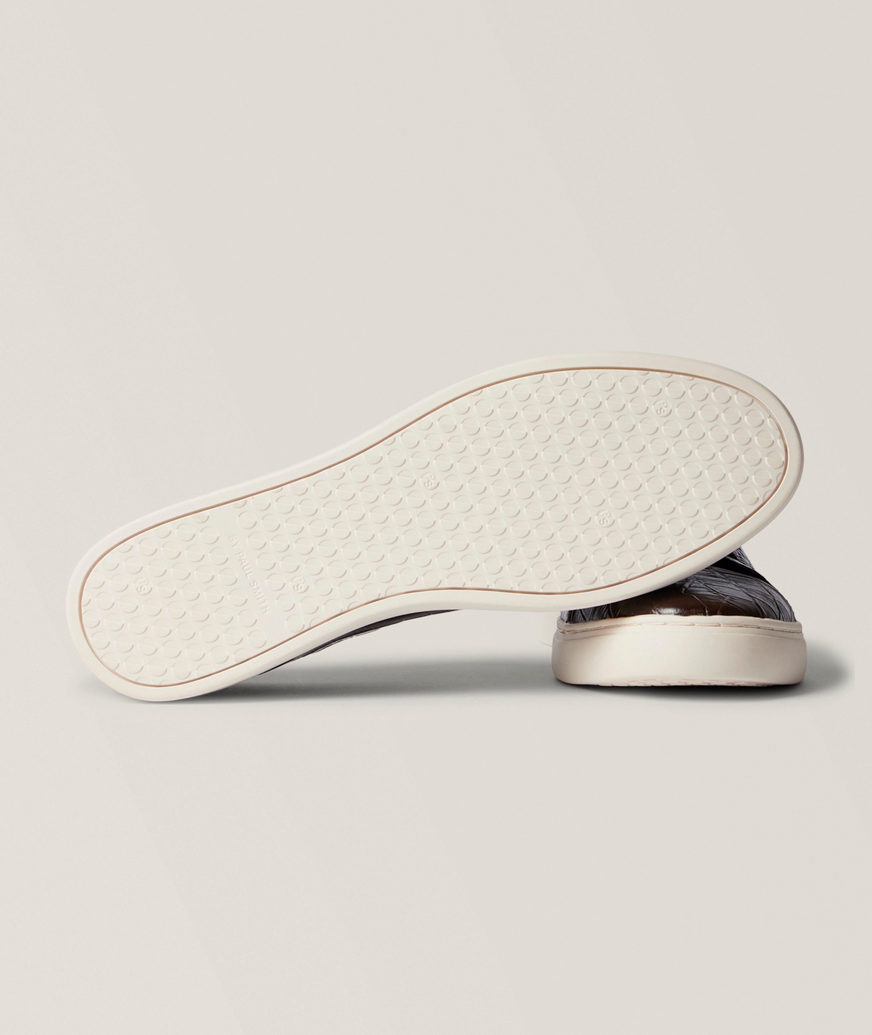 Lee Croc-Print Leather Sneakers image 4