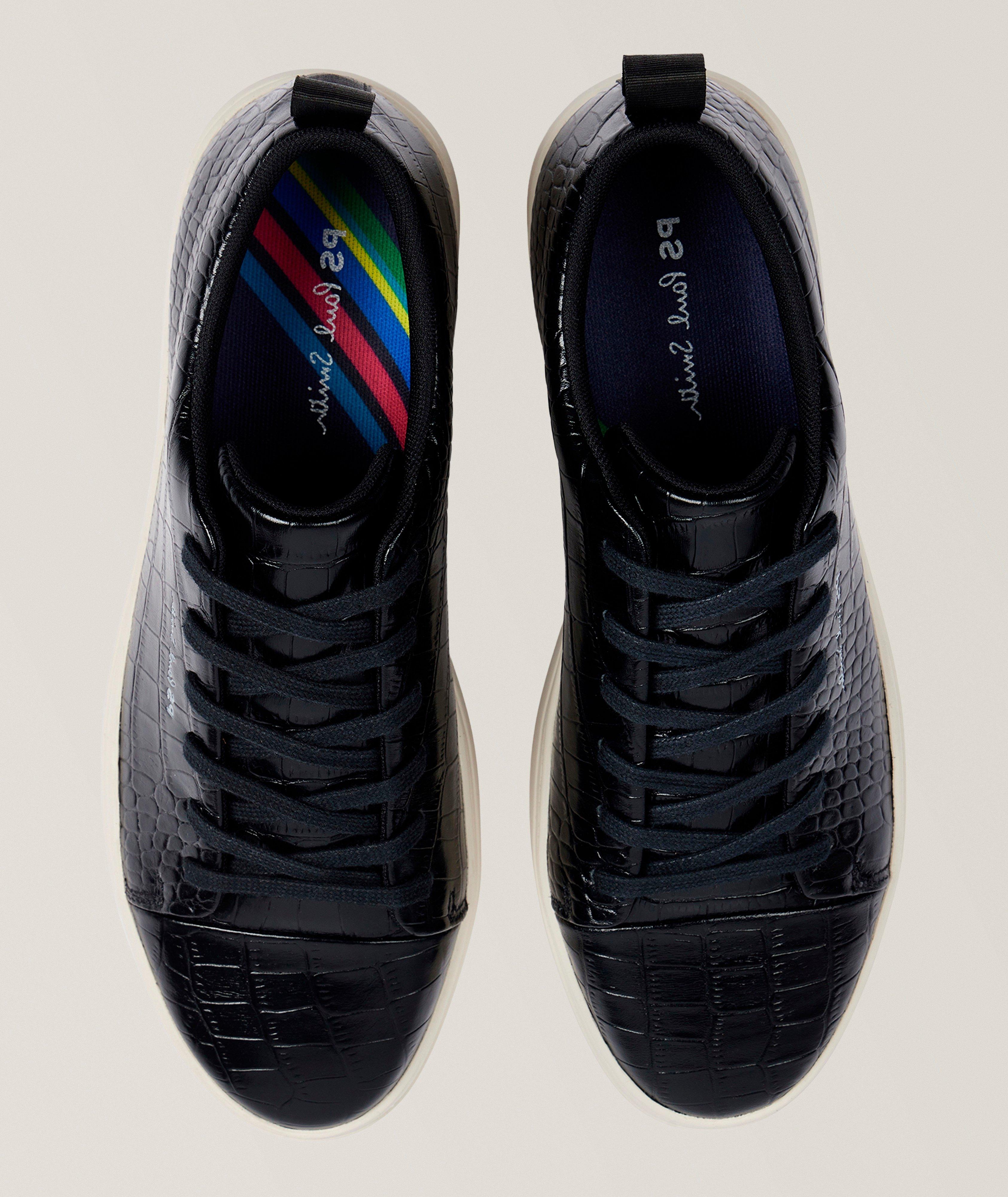 Lee Croc-Print Leather Sneakers image 1