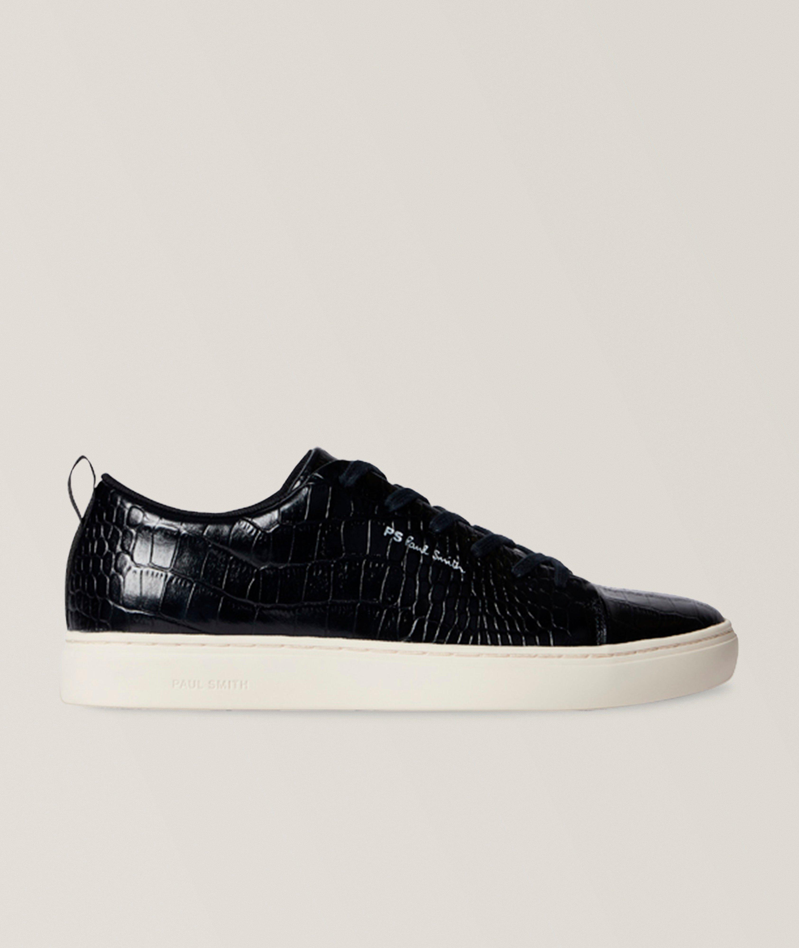 Lee Croc-Print Leather Sneakers image 0