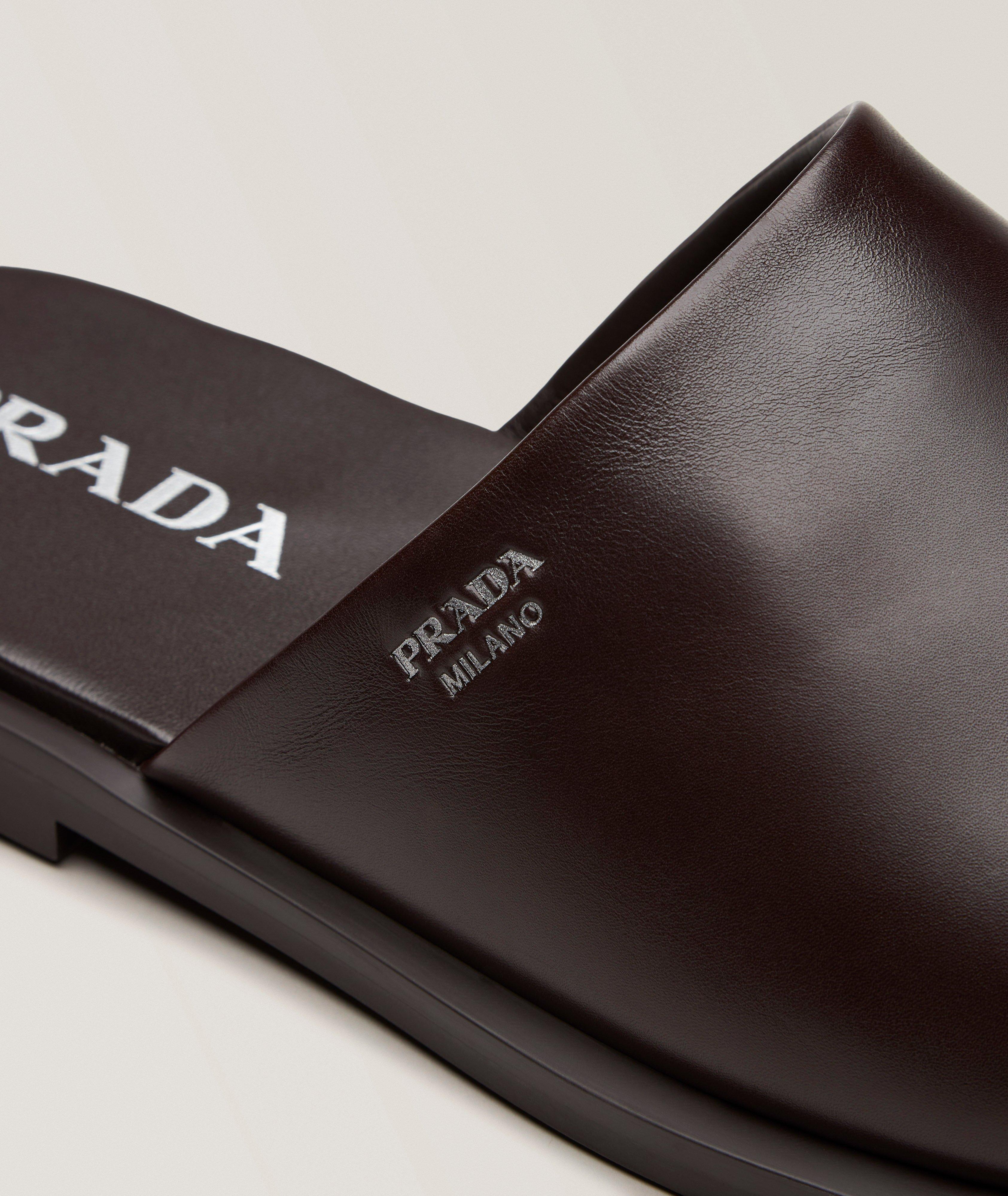 Leather Slide Sandals image 2